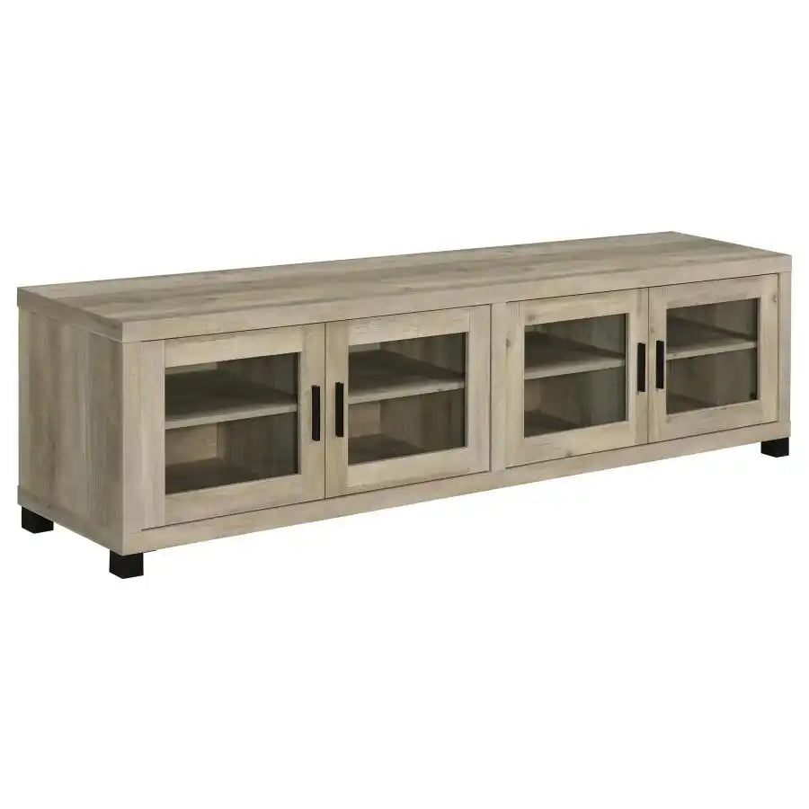 Sachin - 4-Door Engineered Wood TV Stand - Best Buy Furniture