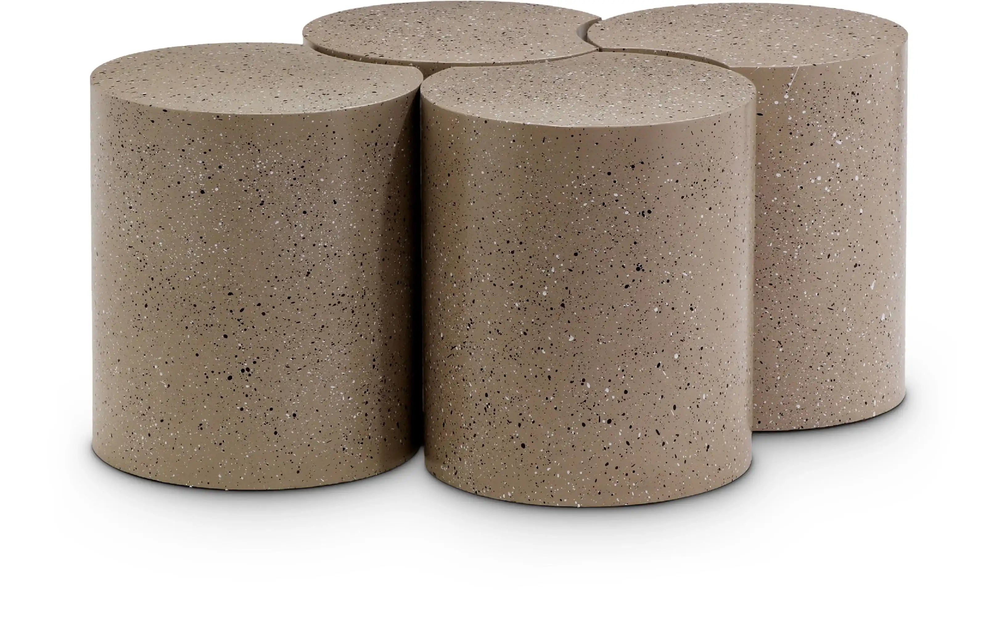 Dimple - 4 Piece Modular Coffee Table - Terazzo Finish - Best Buy Furniture