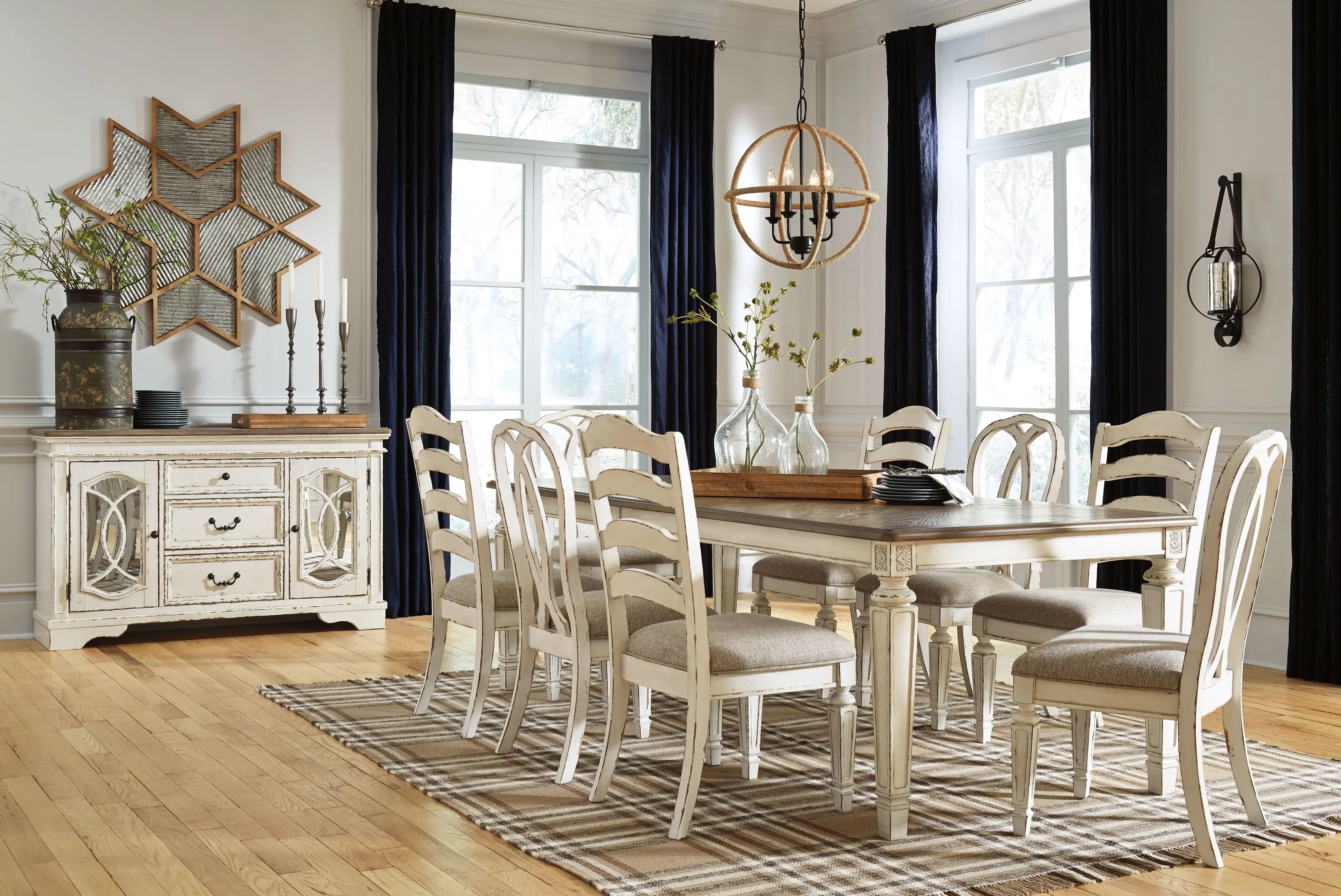 Realyn - Rectangular Dining Table Set - Best Buy Furniture