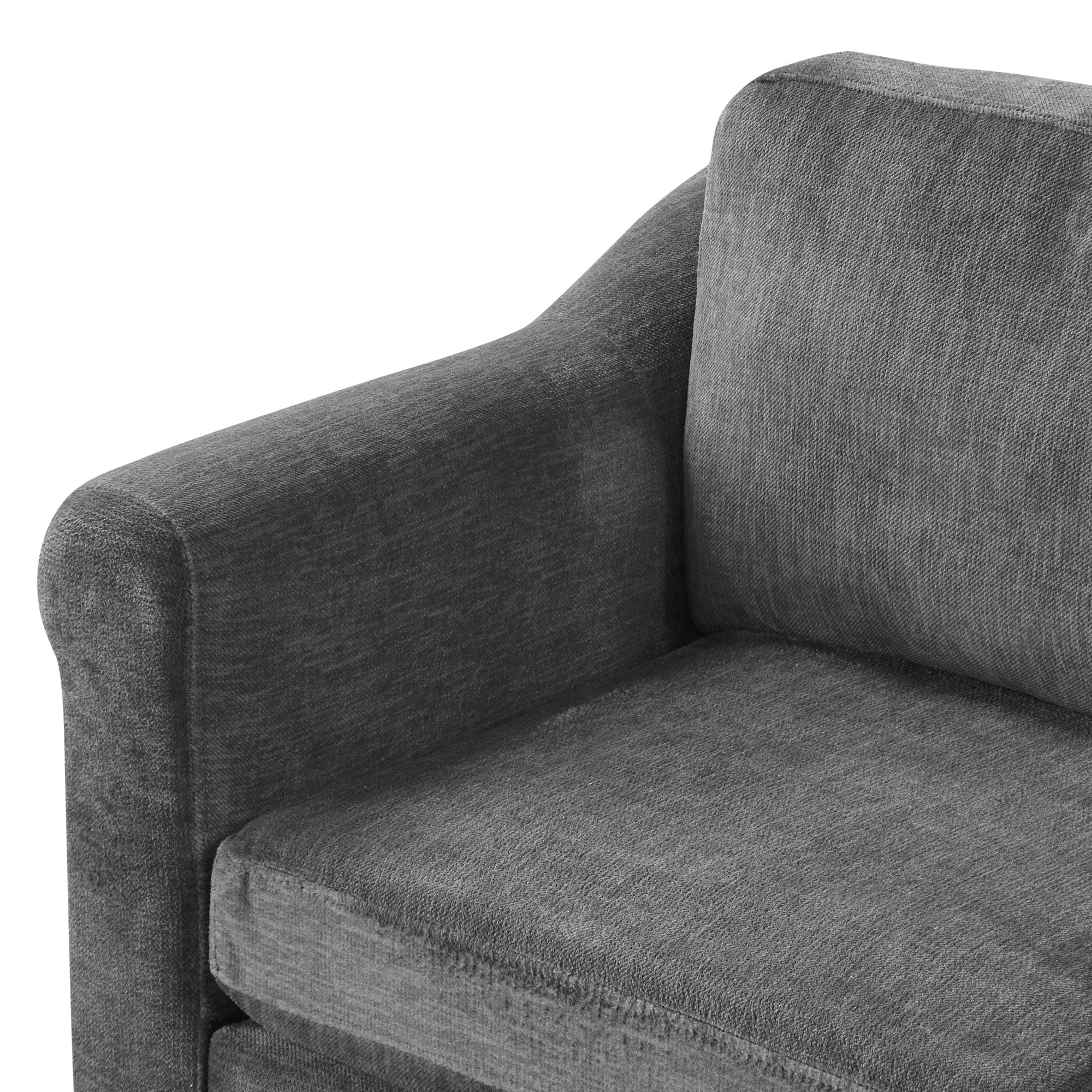 Contemporary U - Shaped Sectional Sofa With Movable Storage Ottoman - Best Buy Furniture