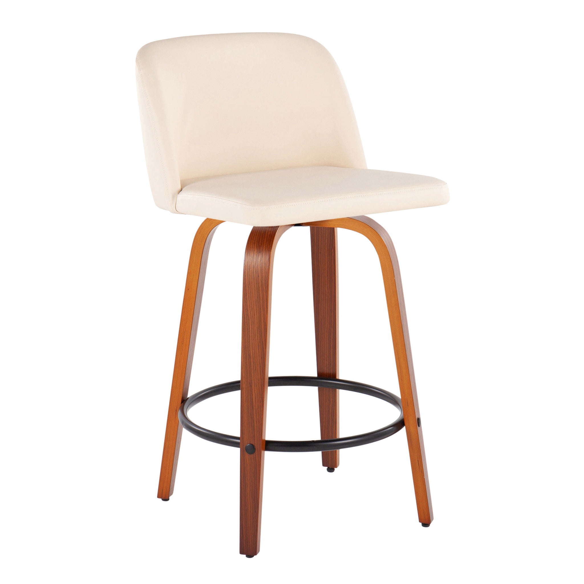 Toriano - Mid Century Modern, Counter Stool (Set of 2) - Best Buy Furniture