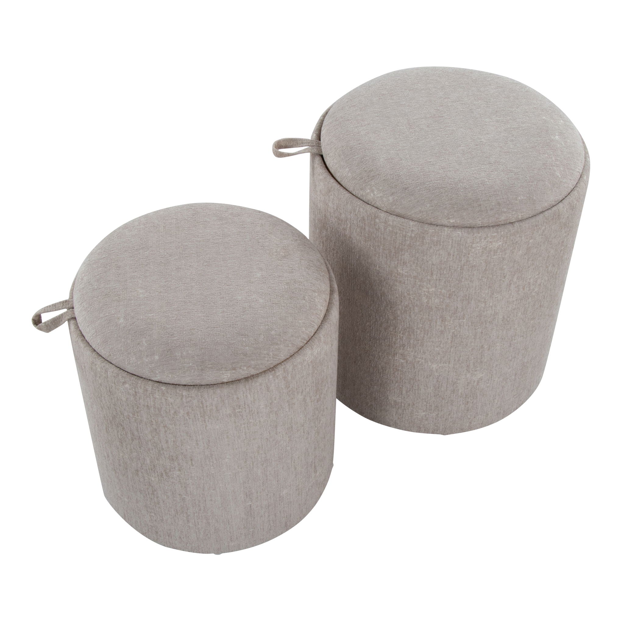 Tray - Contemporary Nesting Ottoman Set - Best Buy Furniture