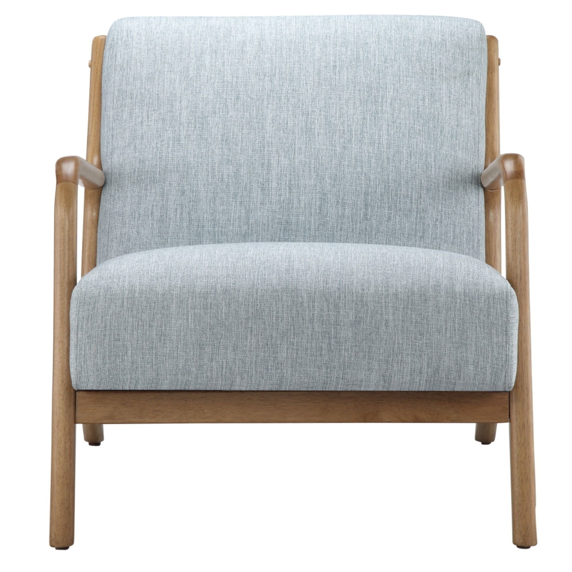 Mid-Century Style Lounge Chair With Upholstered Seat - Best Buy Furniture