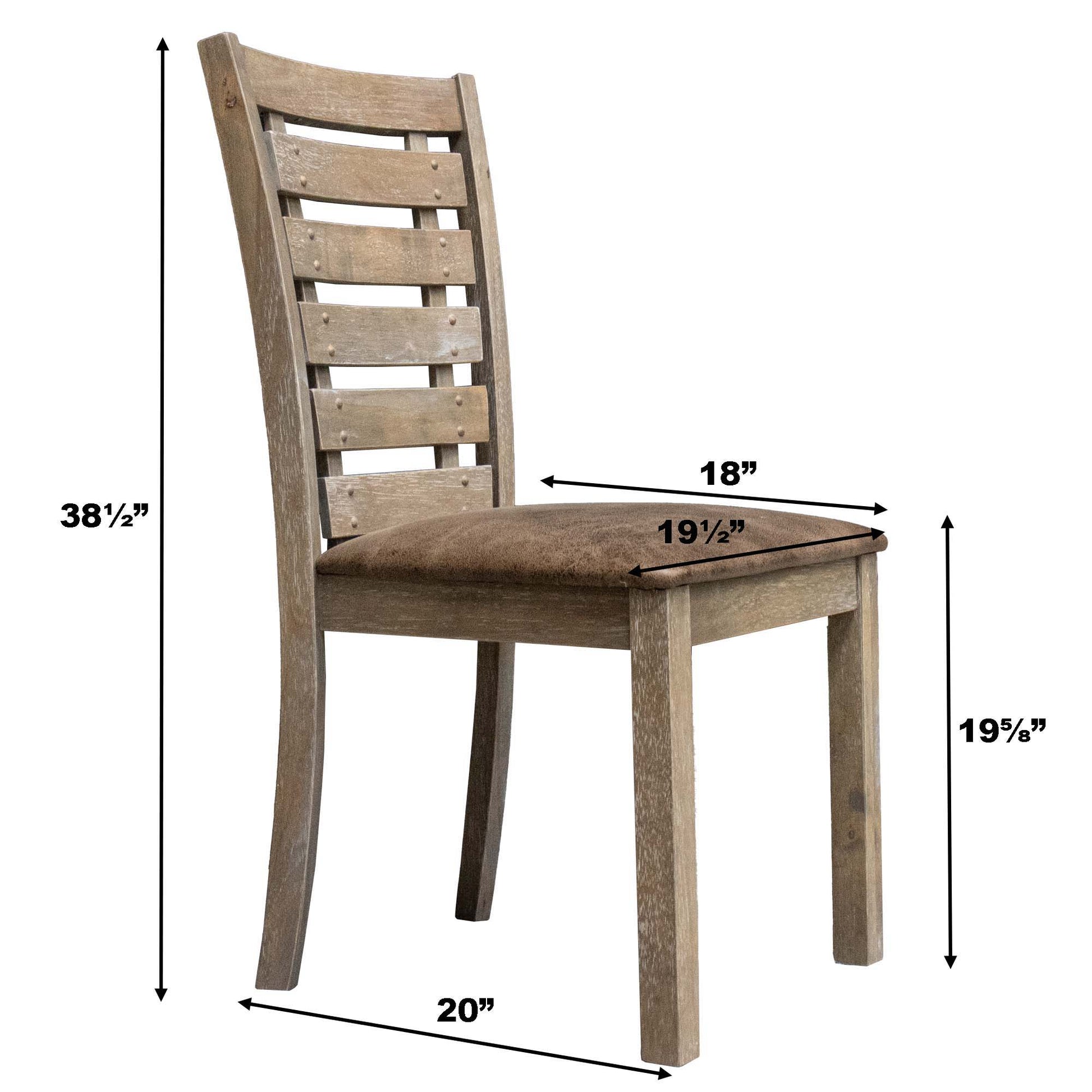 5 Pieces Table Set Round Dining Table Solid Wood Modern Farmhouse Rustic Look Distressed Look - Grayish Brown - Best Buy Furniture
