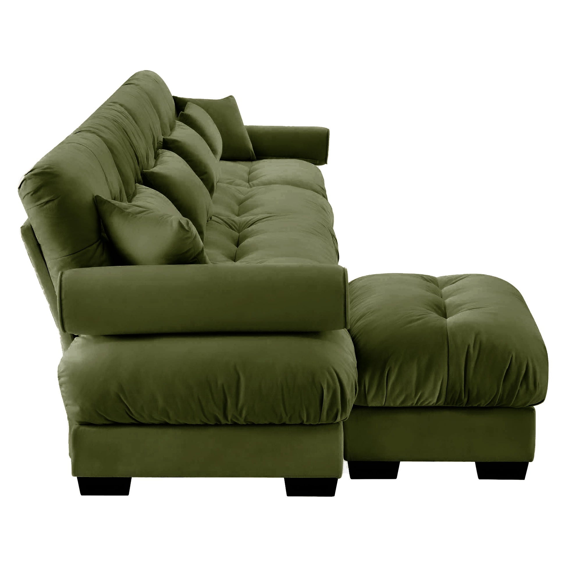Super Comfort Oversized Modular Sectional Sofa With Movable Ottoman - Best Buy Furniture