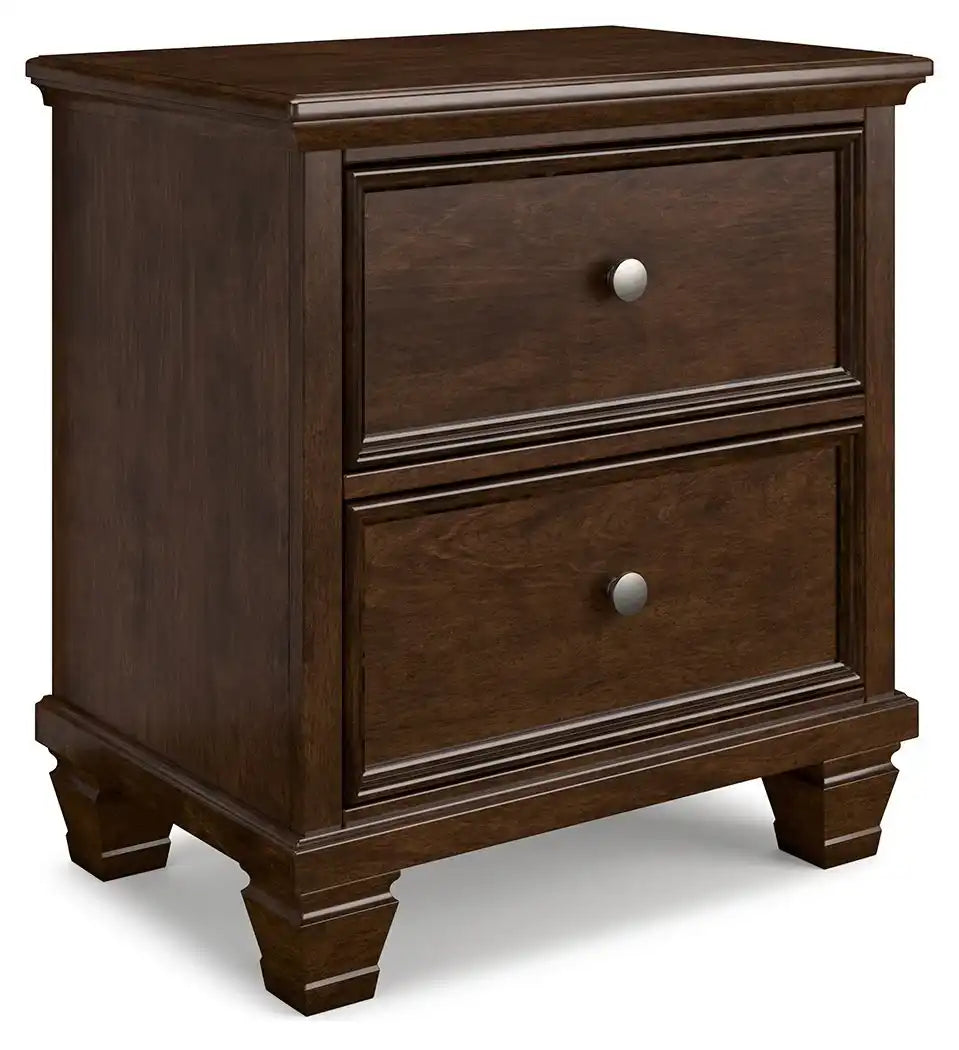 Danabrin - Two Drawer Nightstand - Brown - Best Buy Furniture
