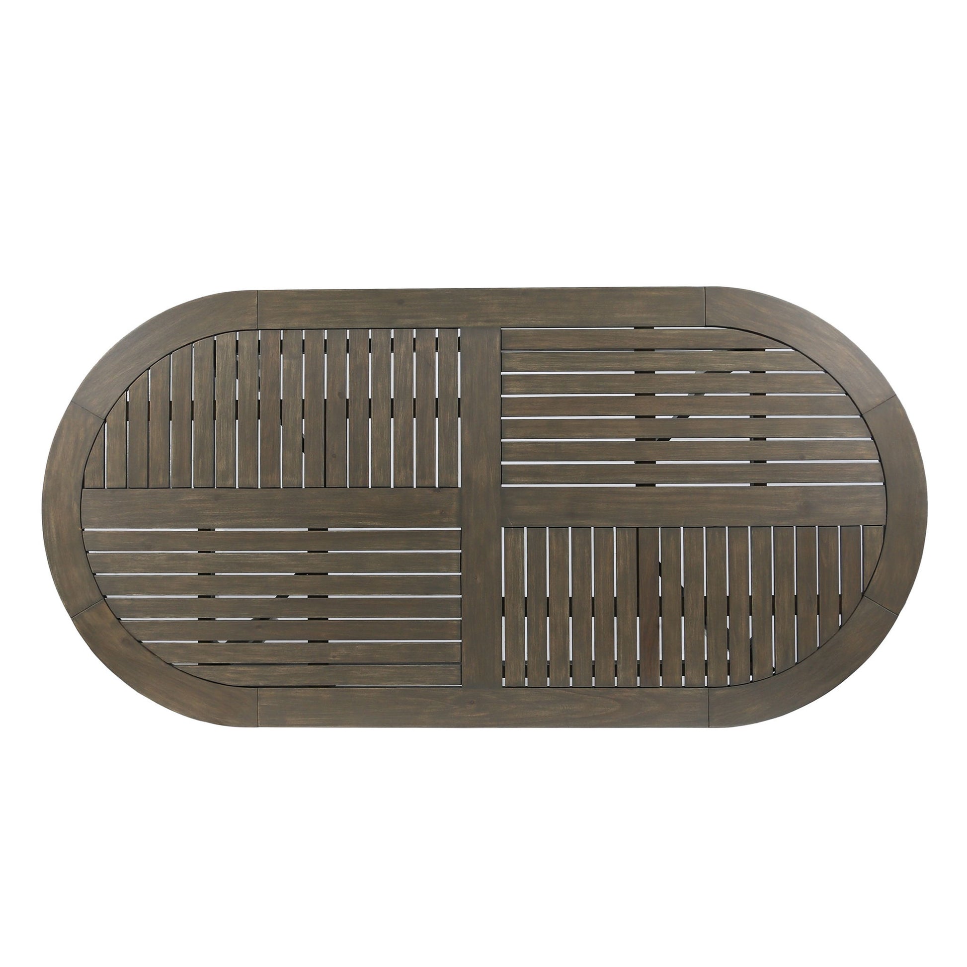 Outdoor Table With Smooth Lines, Slat Top - Best Buy Furniture