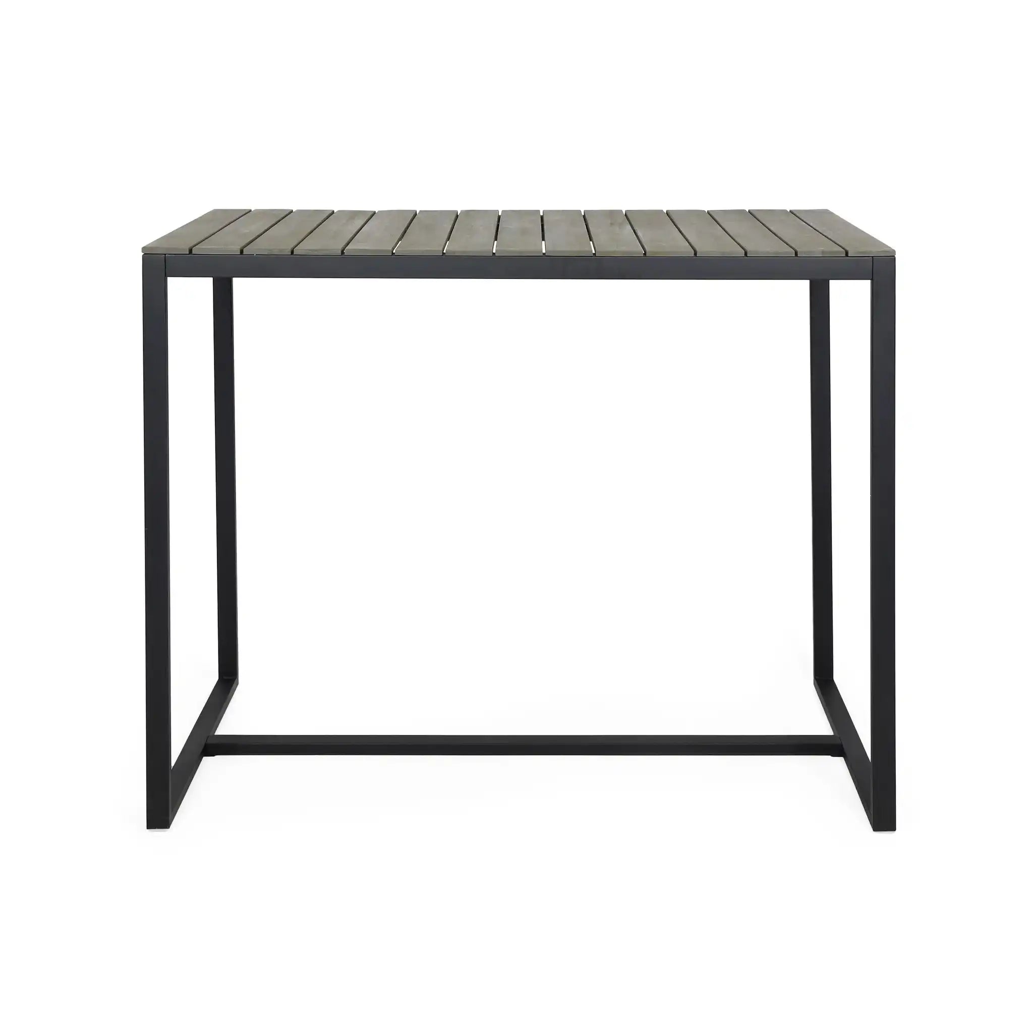 Ernesto - Outdoor Industrial Acacia Wood Bar Table - Best Buy Furniture