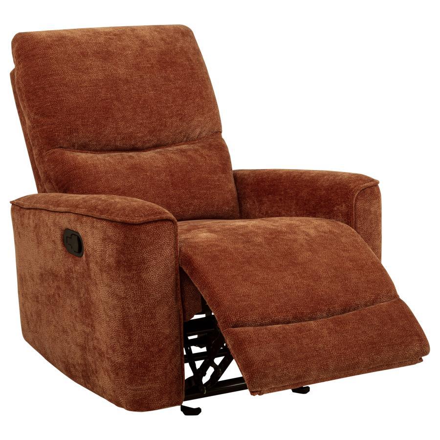 Navarro - Chenille Upholstered Glider Recliner - Best Buy Furniture
