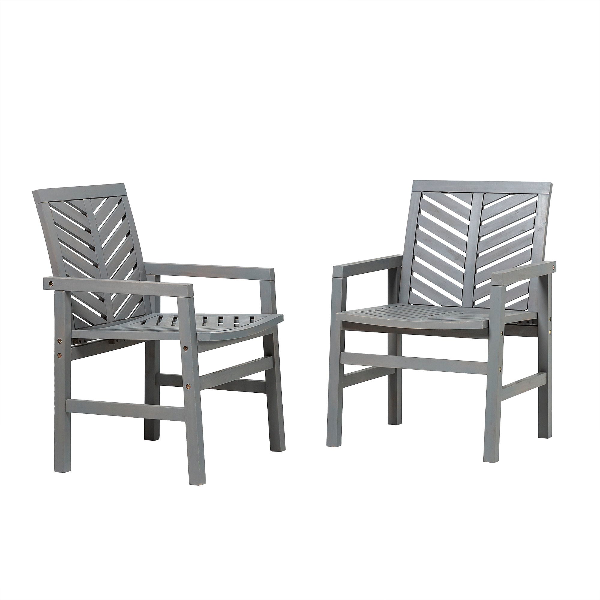 Modern 2 Piece Chevron Patio Chairs - Best Buy Furniture