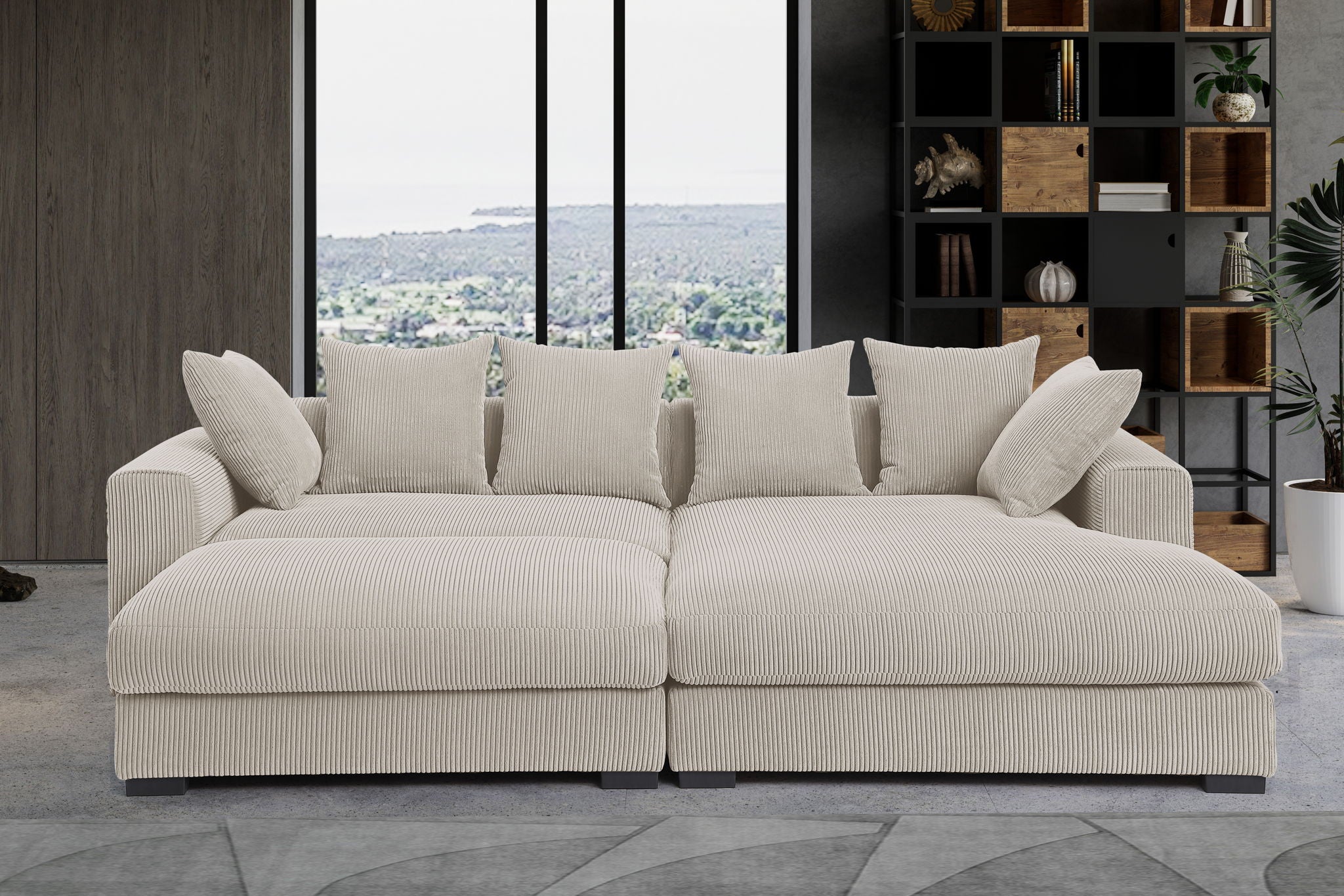 Duke - 4 Piece Upholstered Sectional - Best Buy Furniture