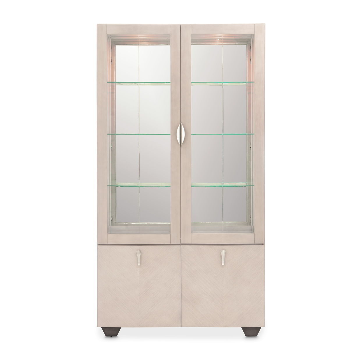 Fantosini - Display Cabinet - Silver Mist - Best Buy Furniture