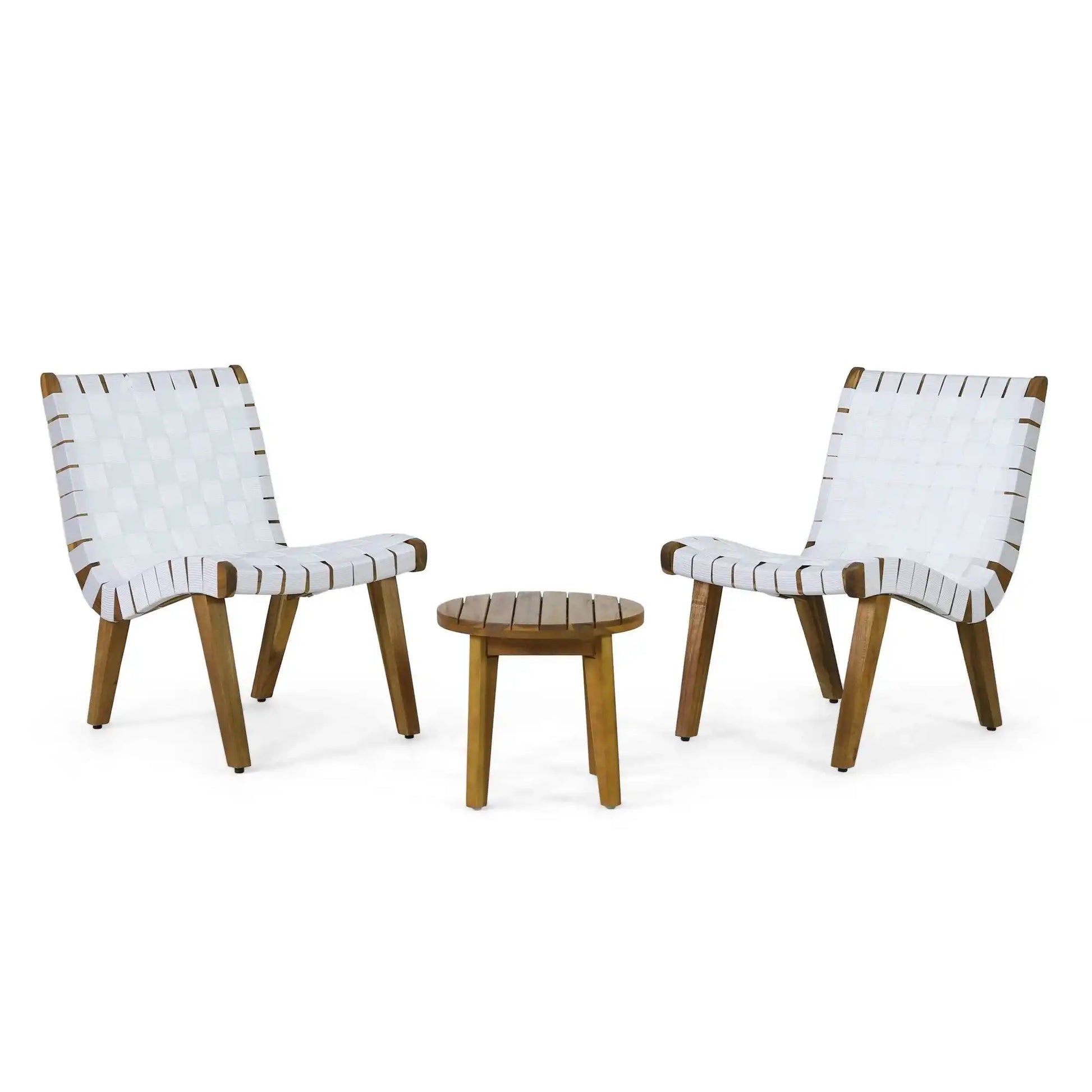 Outdoor 3 Piece Rope Weave Patio Seating Set - Best Buy Furniture