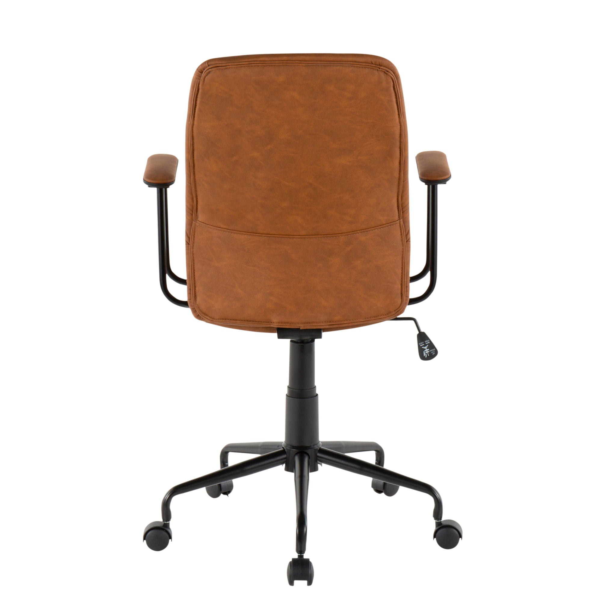 Fredrick - Contemporary Office Chair - Brown - Best Buy Furniture