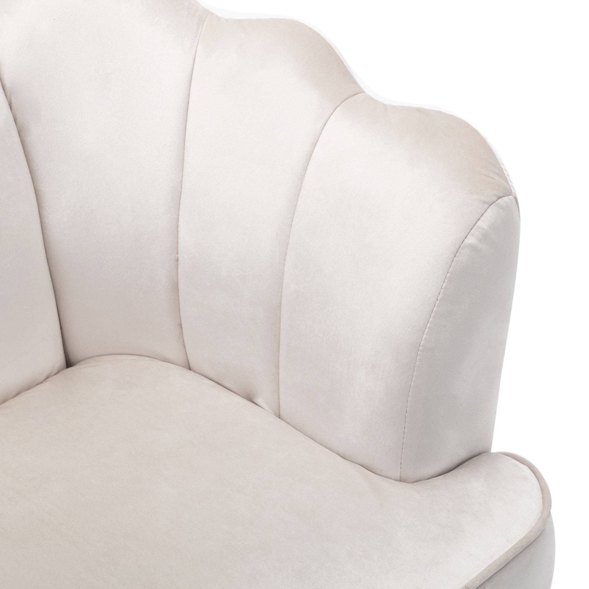 Modern Glam 3 Seater Sofa With Velvet Texture - Best Buy Furniture