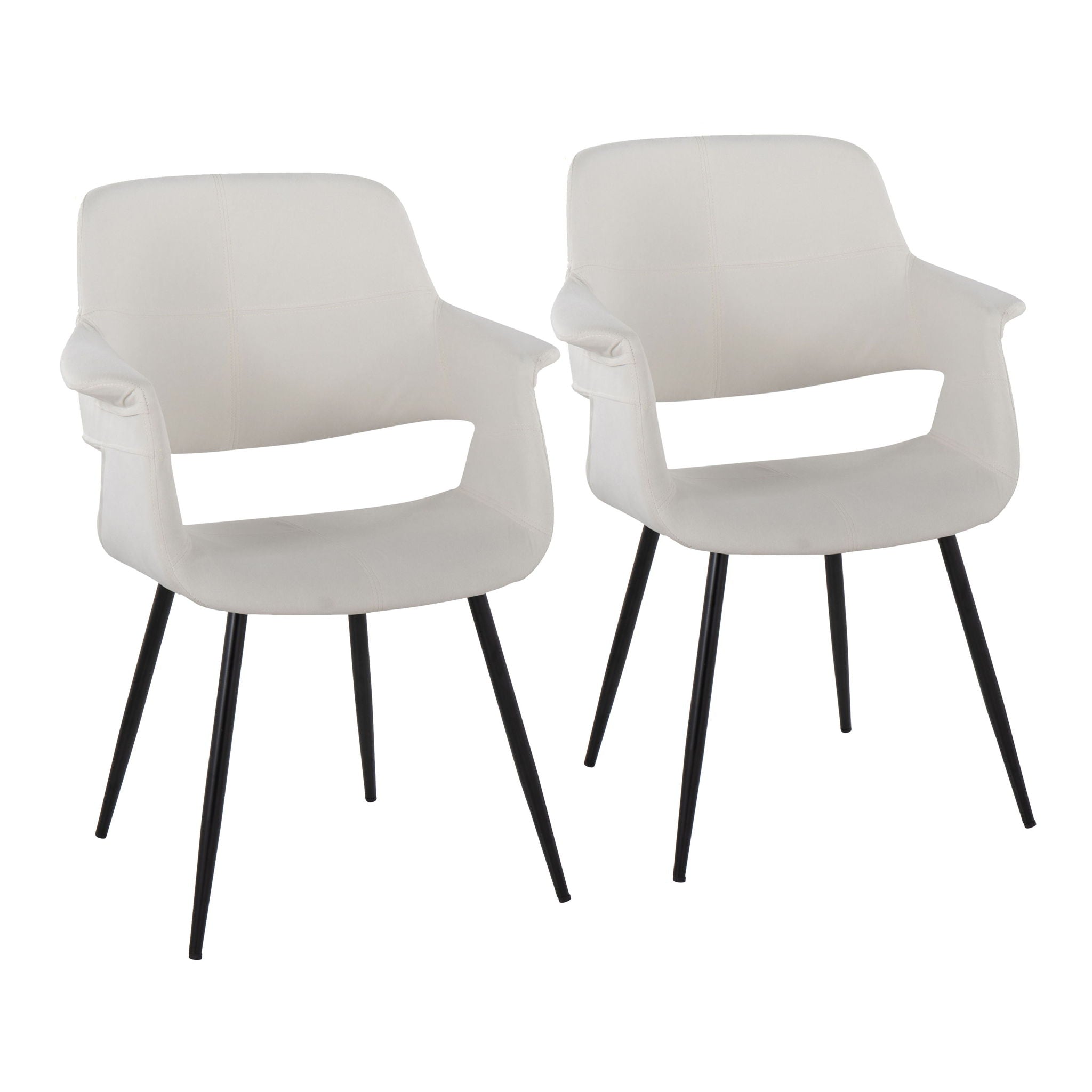 Vintage Flair - Glam, Art Deco Chair (Set of 2) - Best Buy Furniture