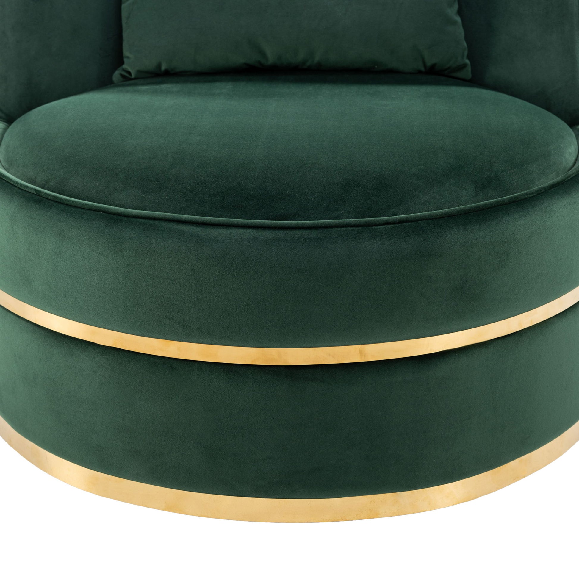 360 Degree Swivel Over Sized Upholstered Barrel Chair - Best Buy Furniture