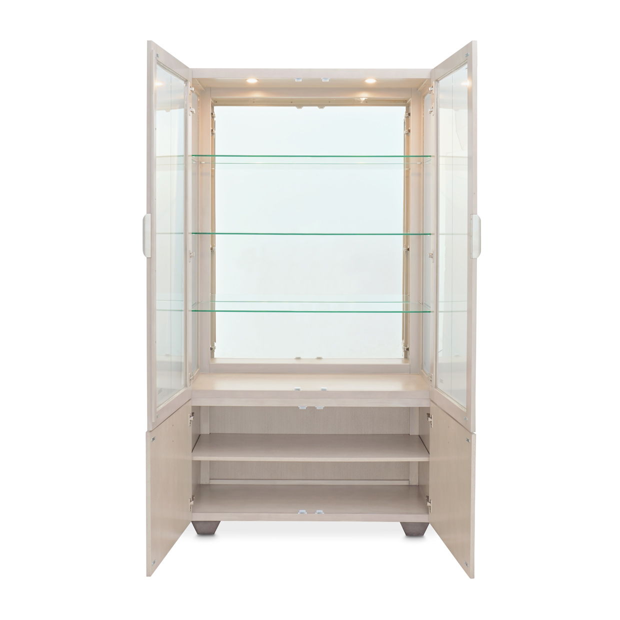 Fantosini - Display Cabinet - Silver Mist - Best Buy Furniture