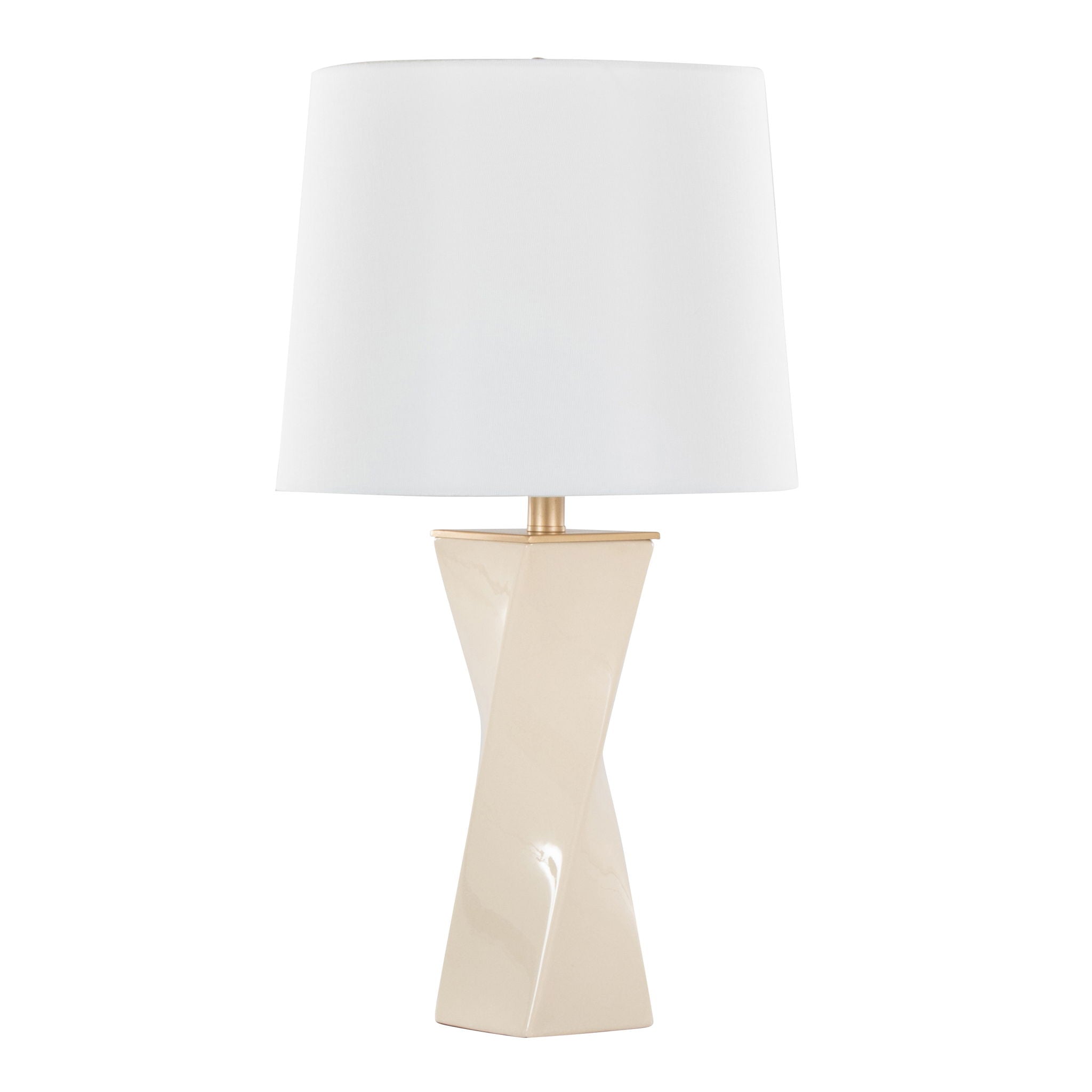 Curvo - Square Contemporary Table Lamp - Best Buy Furniture