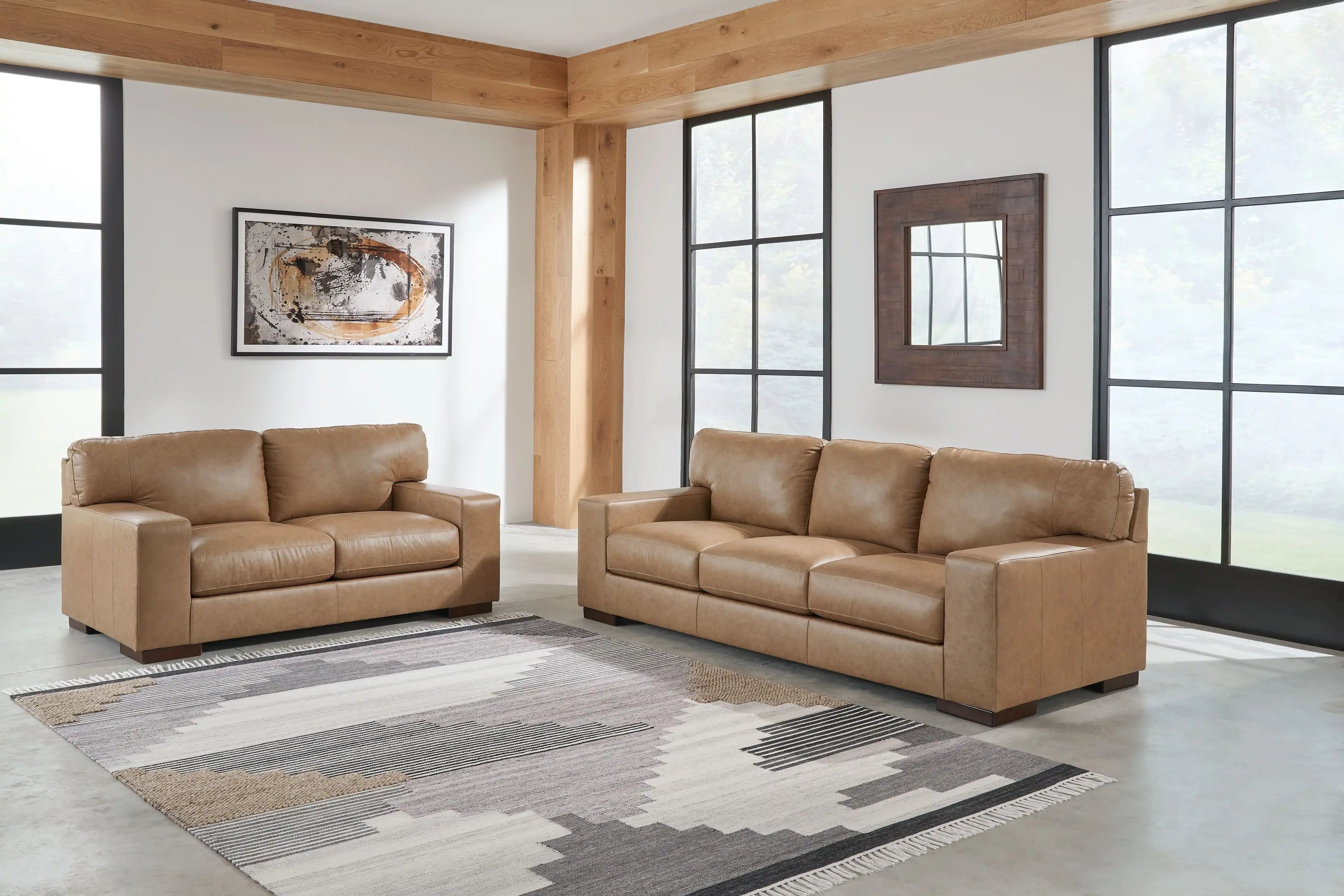 Lombardia - 2 Pc. - Sofa, Loveseat - Tumbleweed - Best Buy Furniture