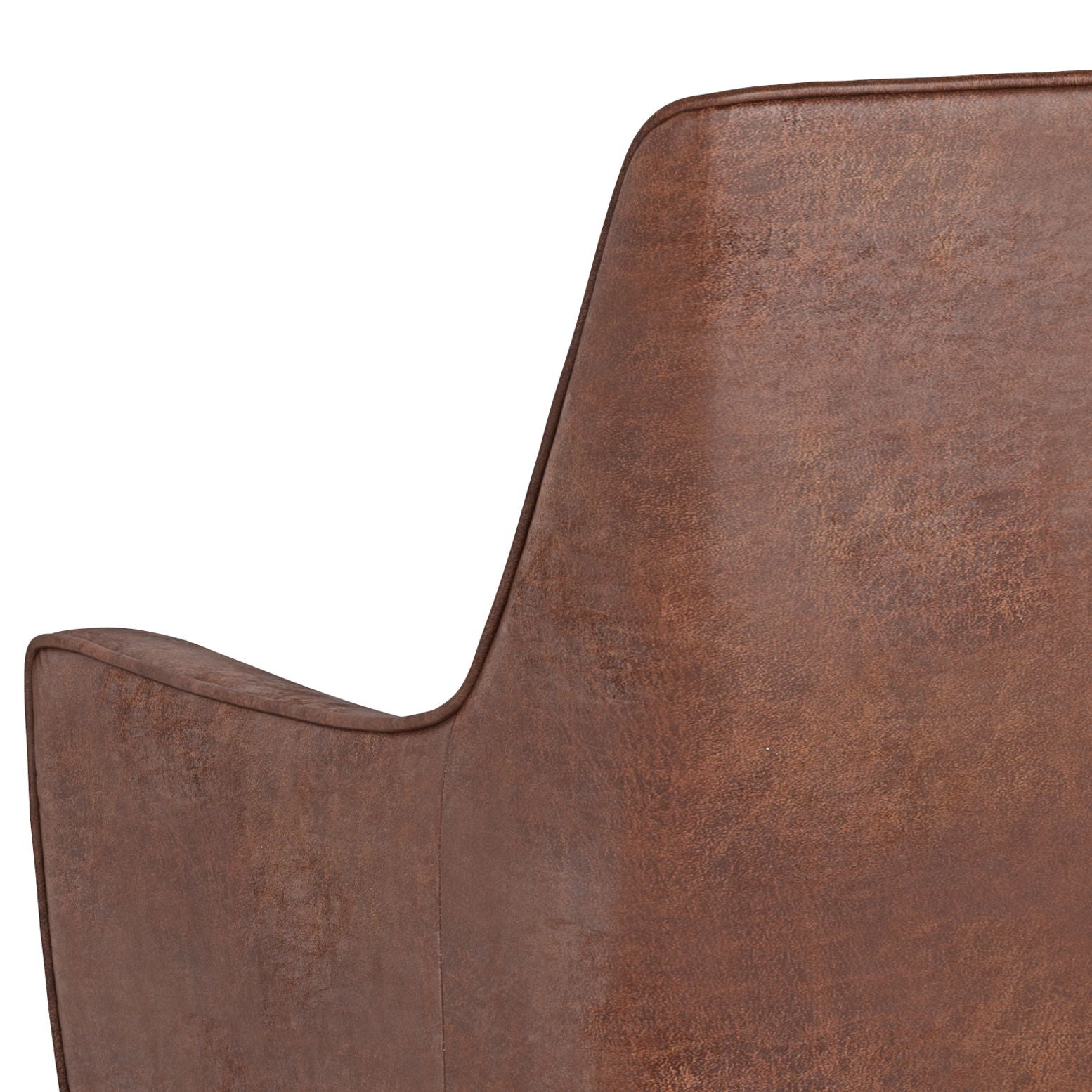 Robson - Accent Chair - Distressed Saddle Brown - Best Buy Furniture