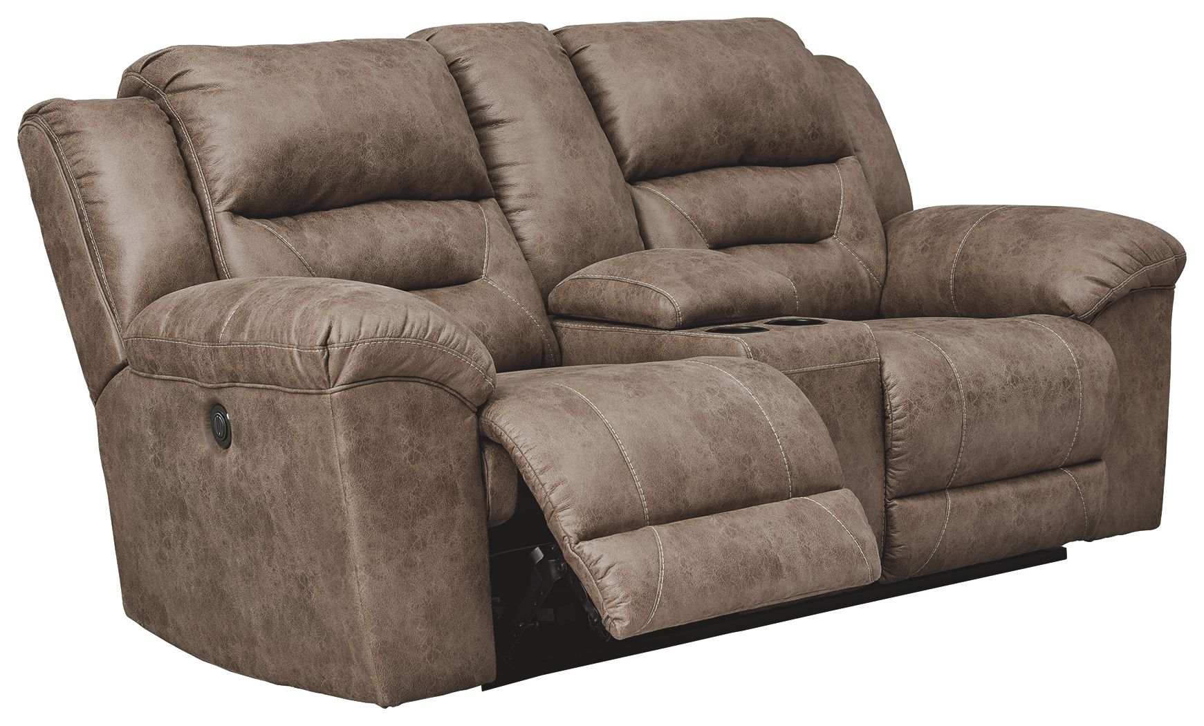 Stoneland - Power Reclining Loveseat - Best Buy Furniture