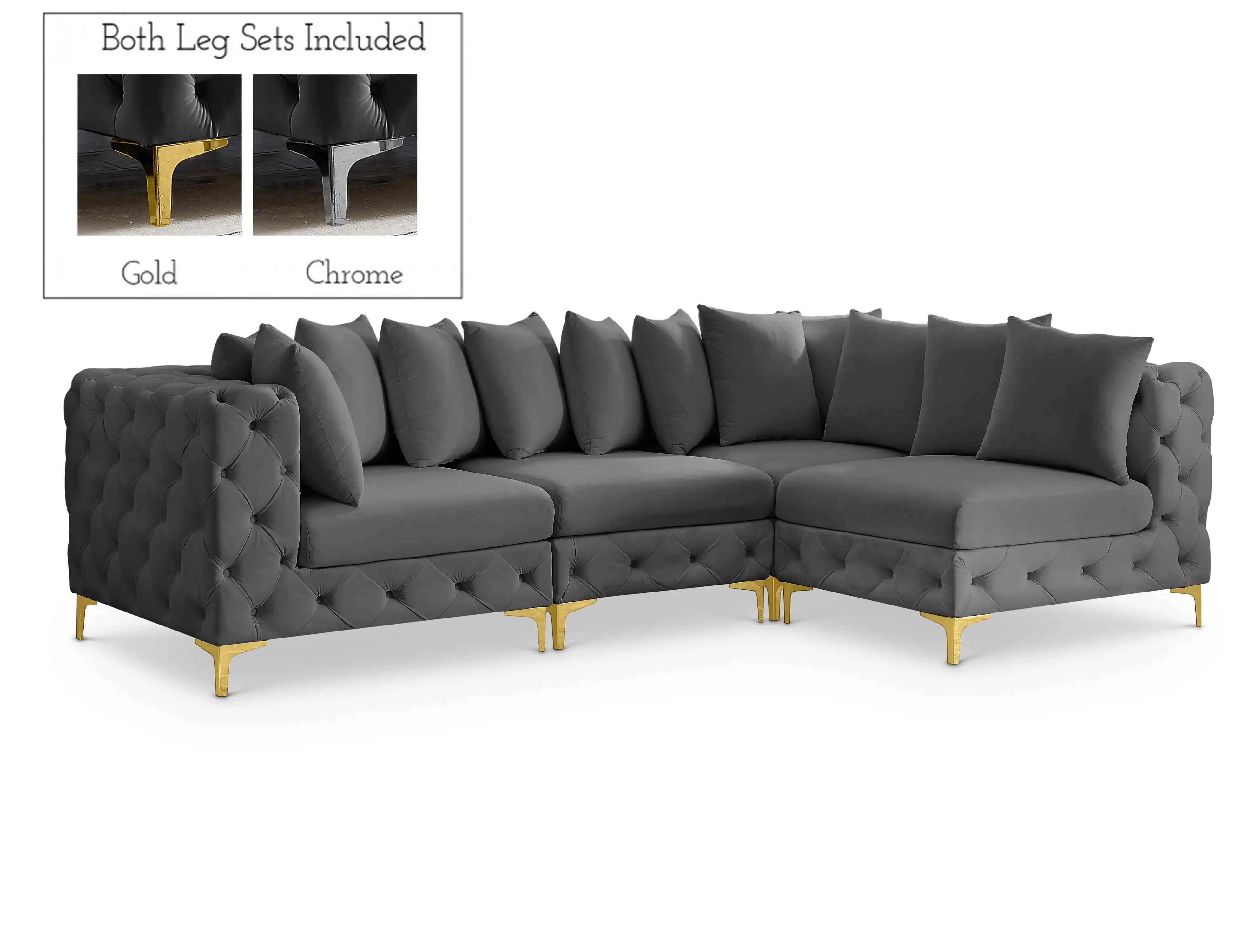 Tremblay - 4 Piece Modular Sectional - Best Buy Furniture