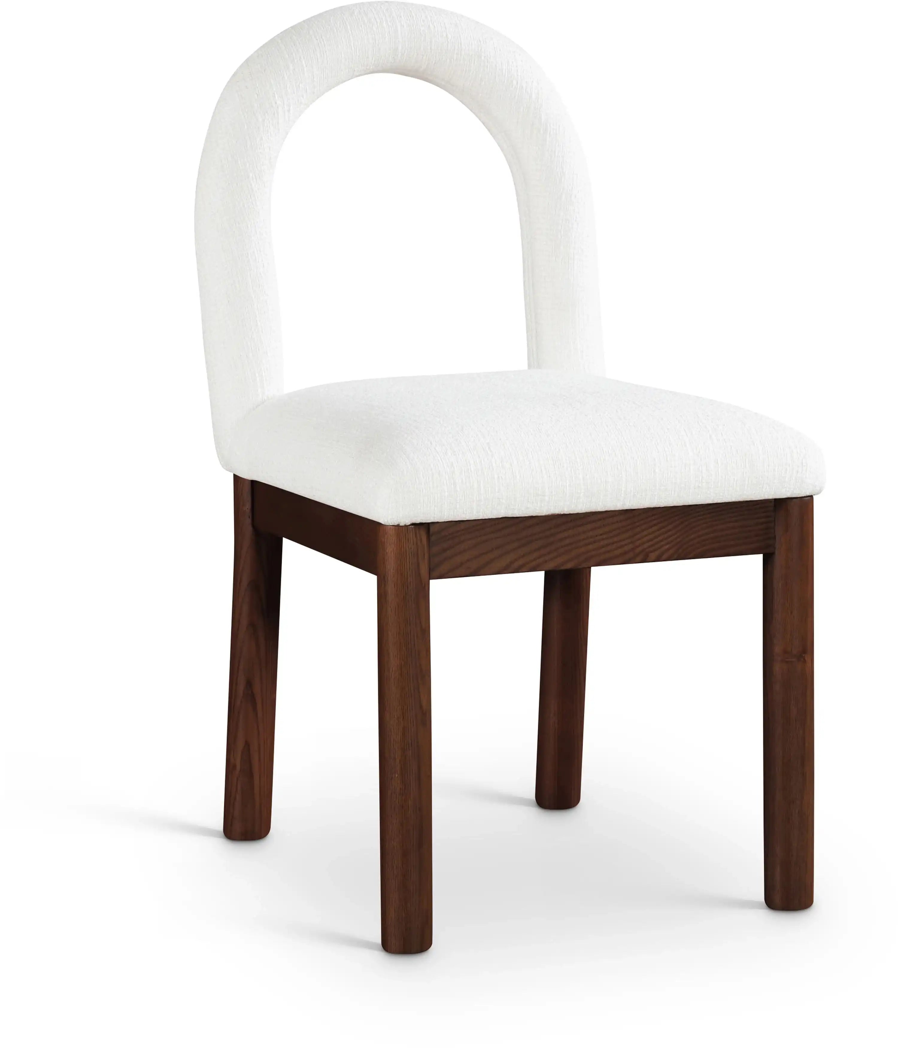 Conrad - Linen Dining Chair With Brown Legs - Best Buy Furniture