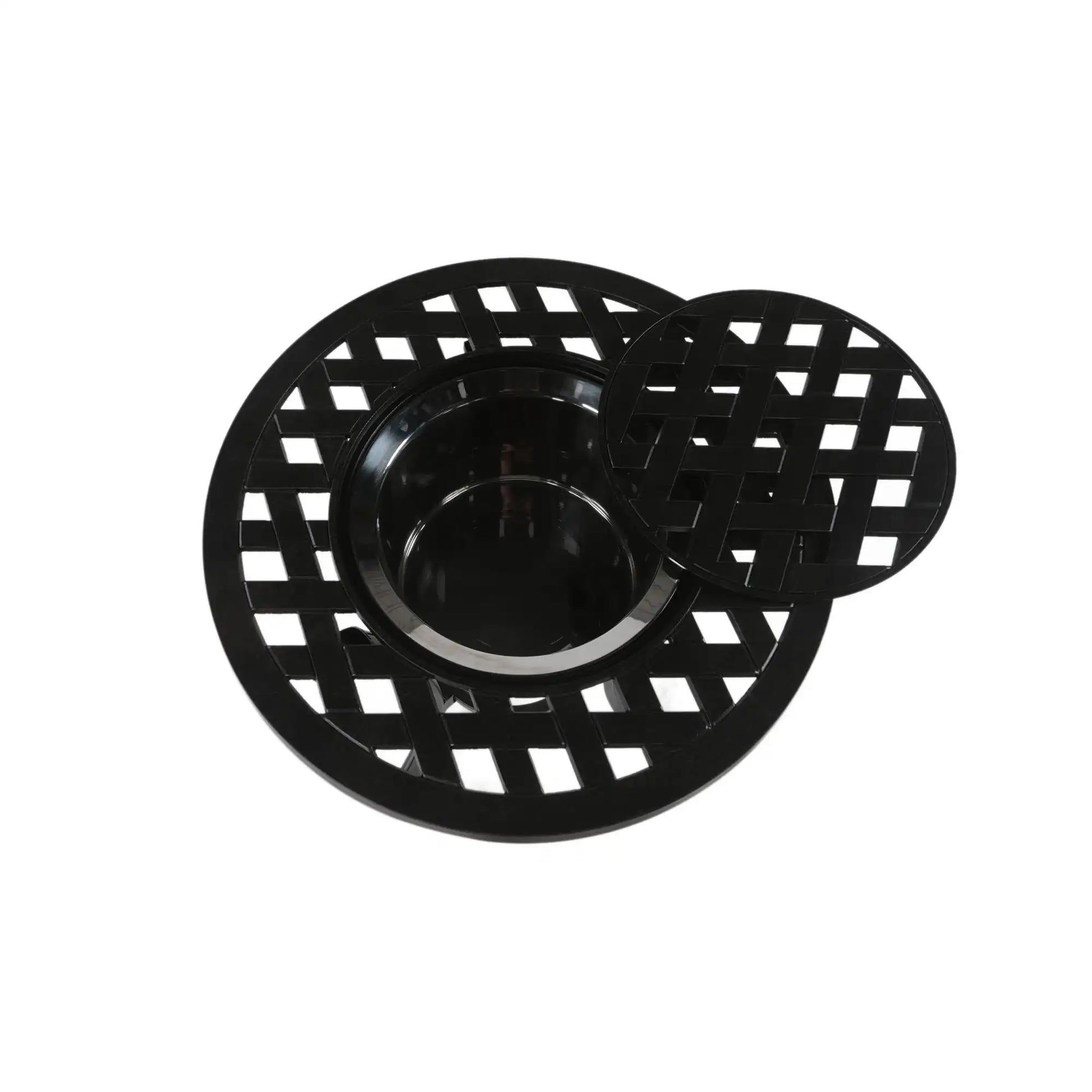 21" Cast Aluminum Round Table With Ice Bucket - Best Buy Furniture