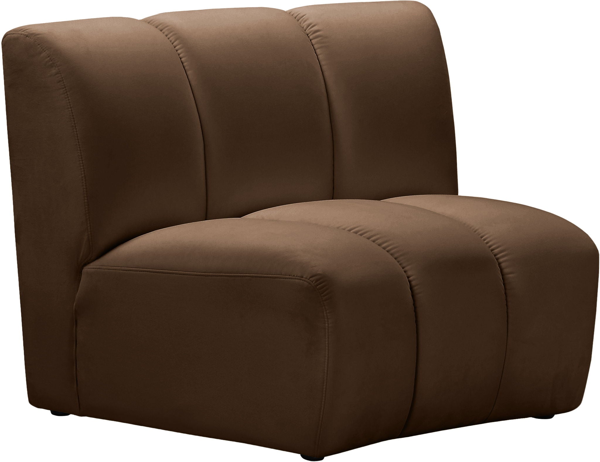 Infinity - Fabric Modular Chair - Brown - Best Buy Furniture