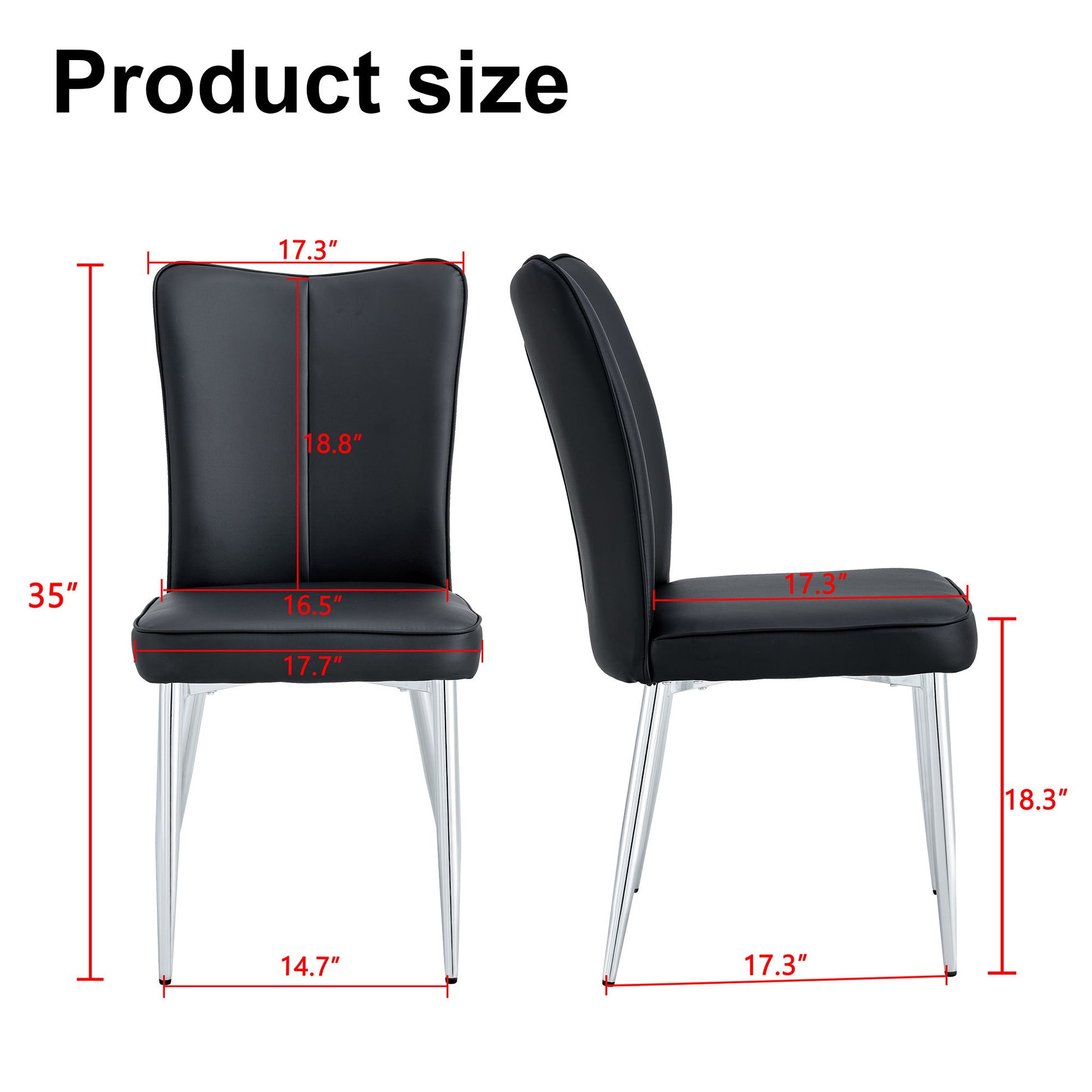 Modern Minimalist Dining Chairs With Metal Legs - Best Buy Furniture