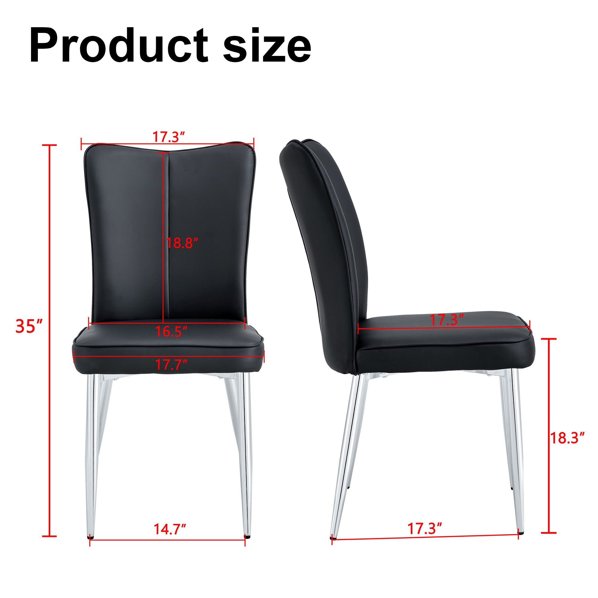 Modern Minimalist Dining Chairs With Metal Legs - Best Buy Furniture