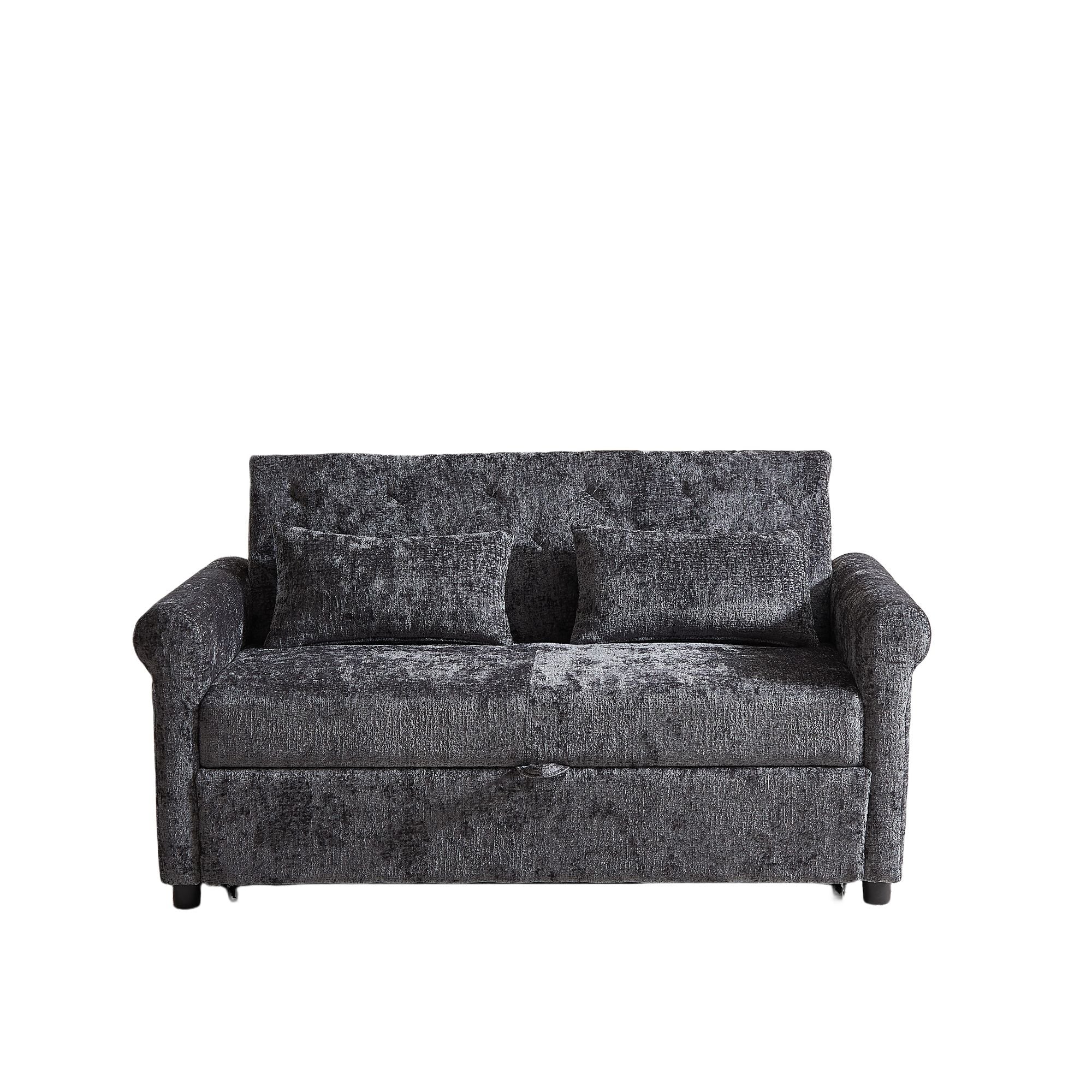 Loveseat Sofa Bed, Pull - Out Couch Sleeper & 2 Pillows - Best Buy Furniture