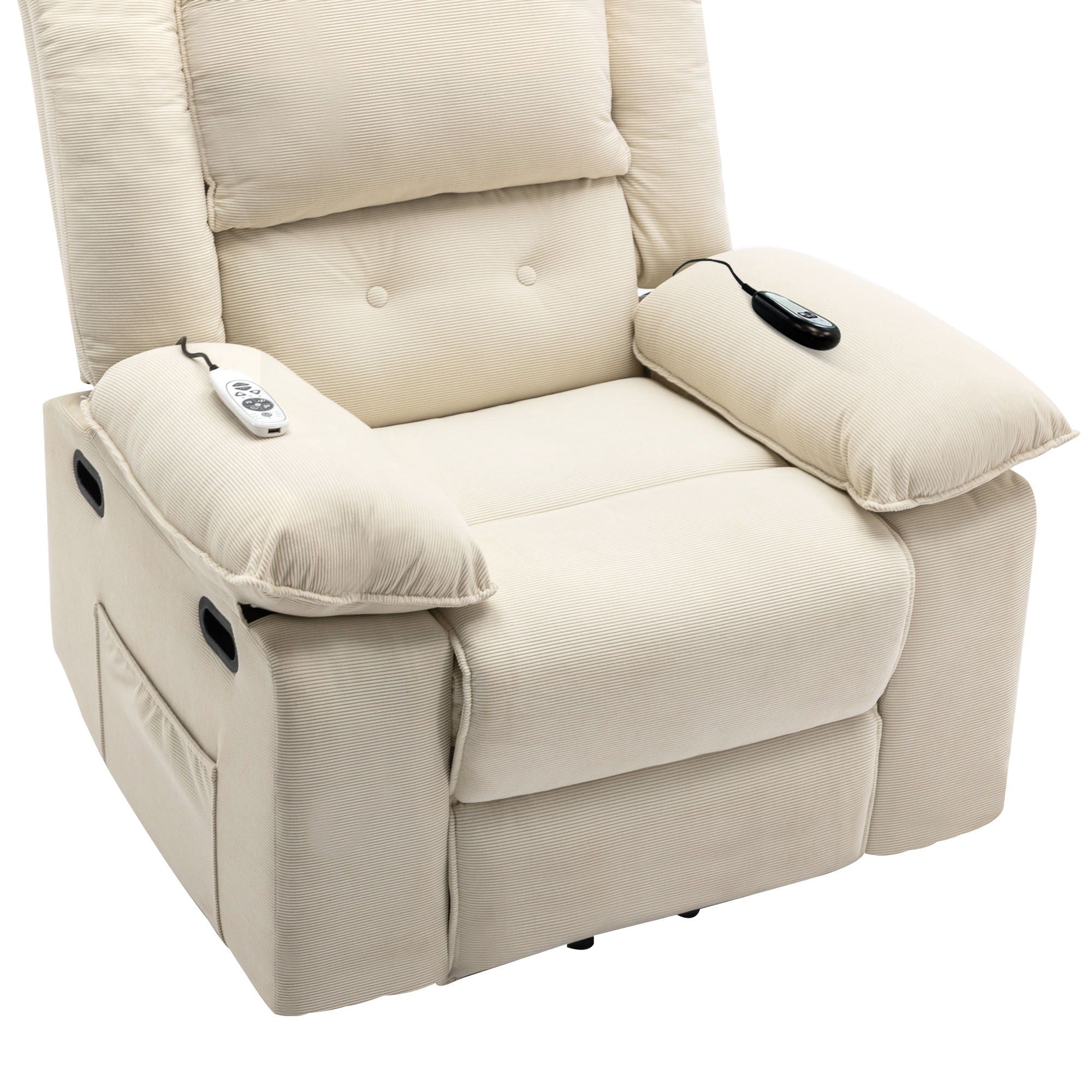 Massage Recliner Power Lift Chair With Adjustable Massage And Heating Function - Best Buy Furniture