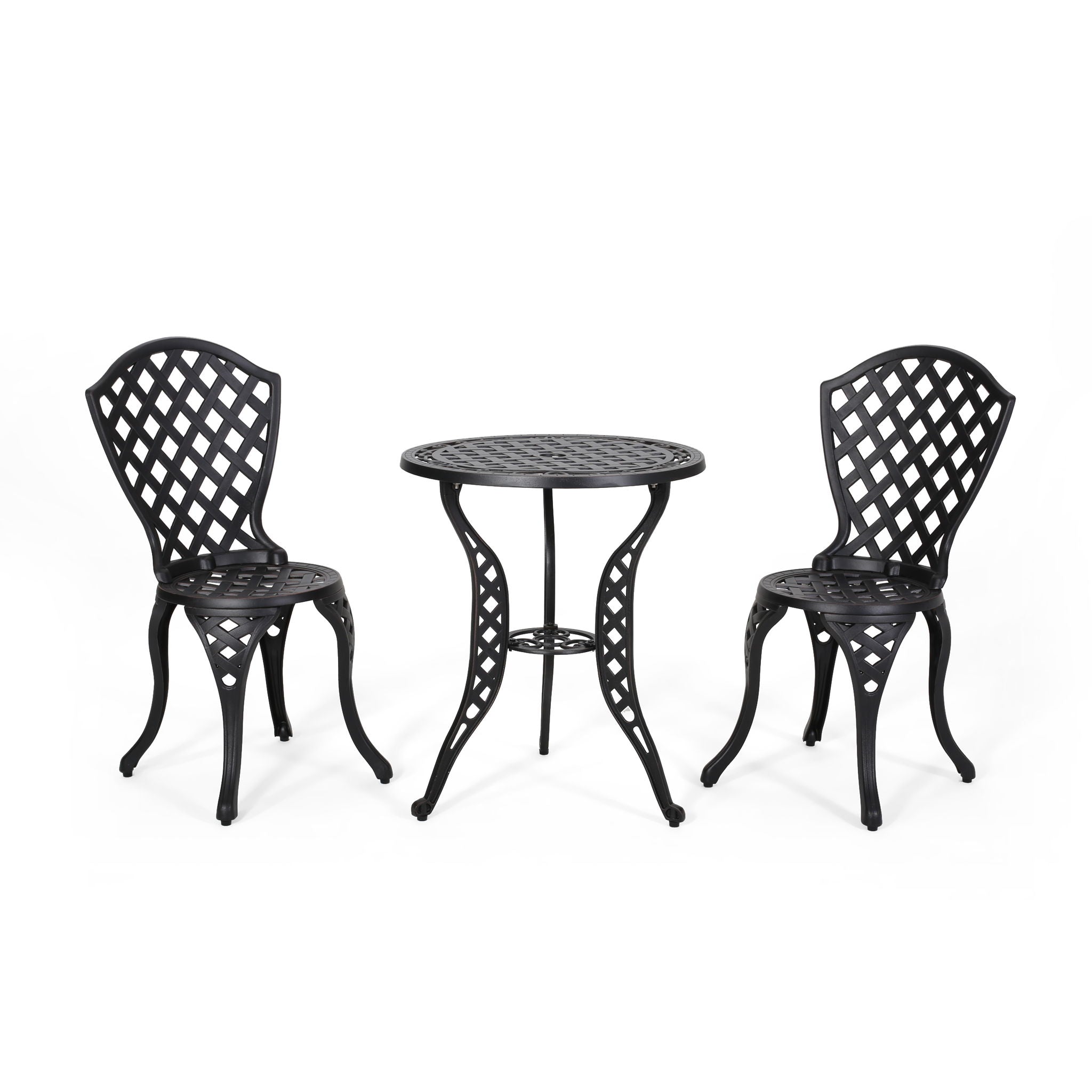 Bono Metal Bistro Set - Black - Best Buy Furniture