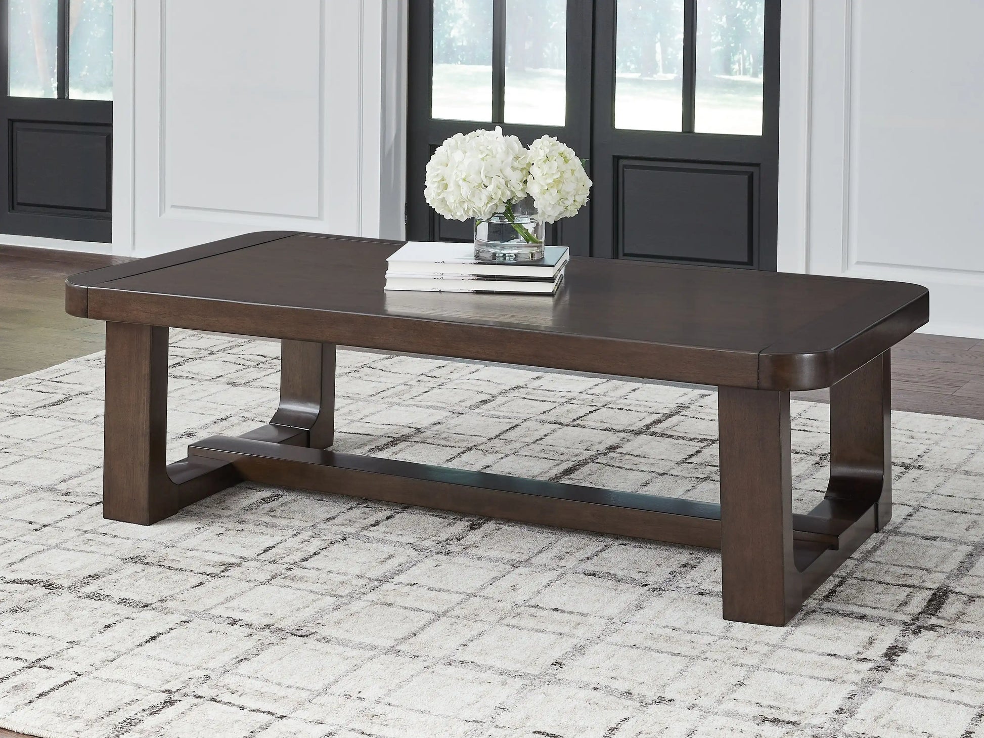 Breckington - Rectangular Cocktail Table - Dark Brown - Best Buy Furniture