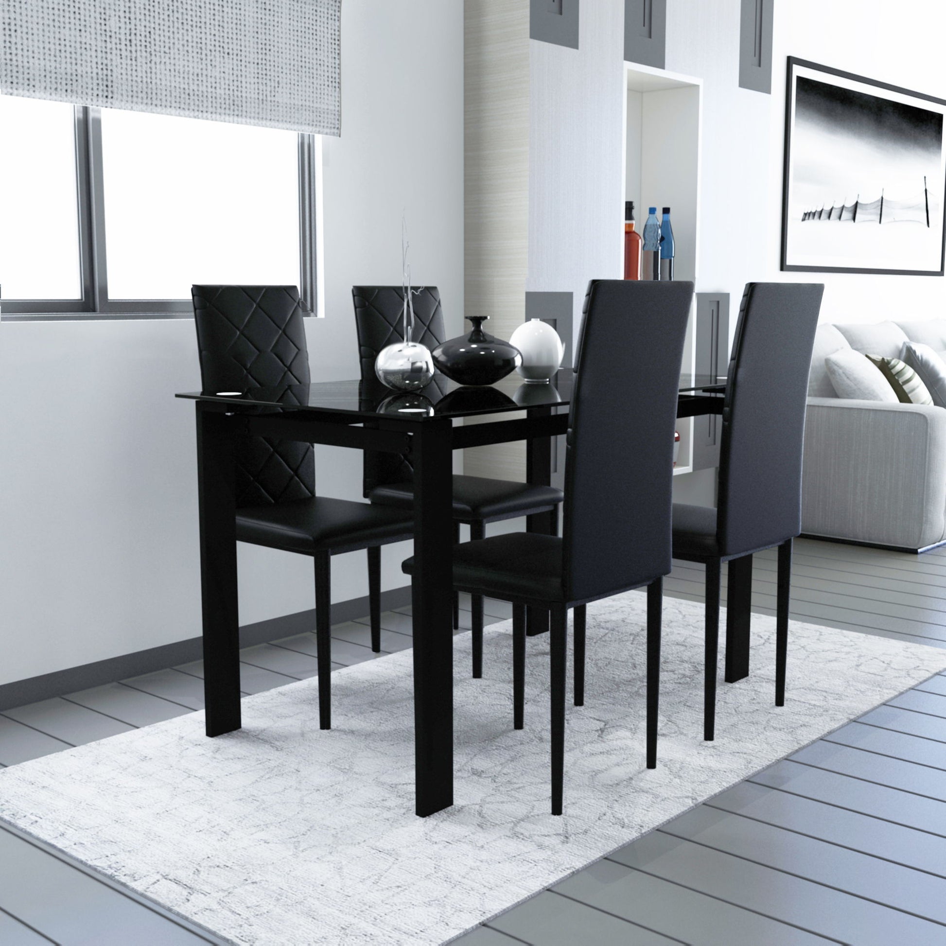 Modern Dining Chair With Diamond Design - Best Buy Furniture