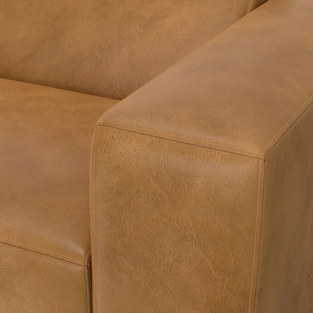 Rex - Handcrafted Sectional Sofa And Ottoman - Best Buy Furniture