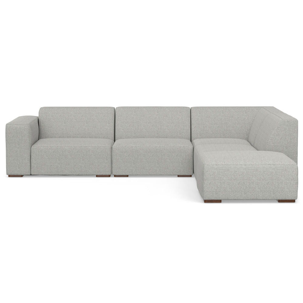 Rex - Handcrafted Sectional Sofa And Ottoman - Best Buy Furniture