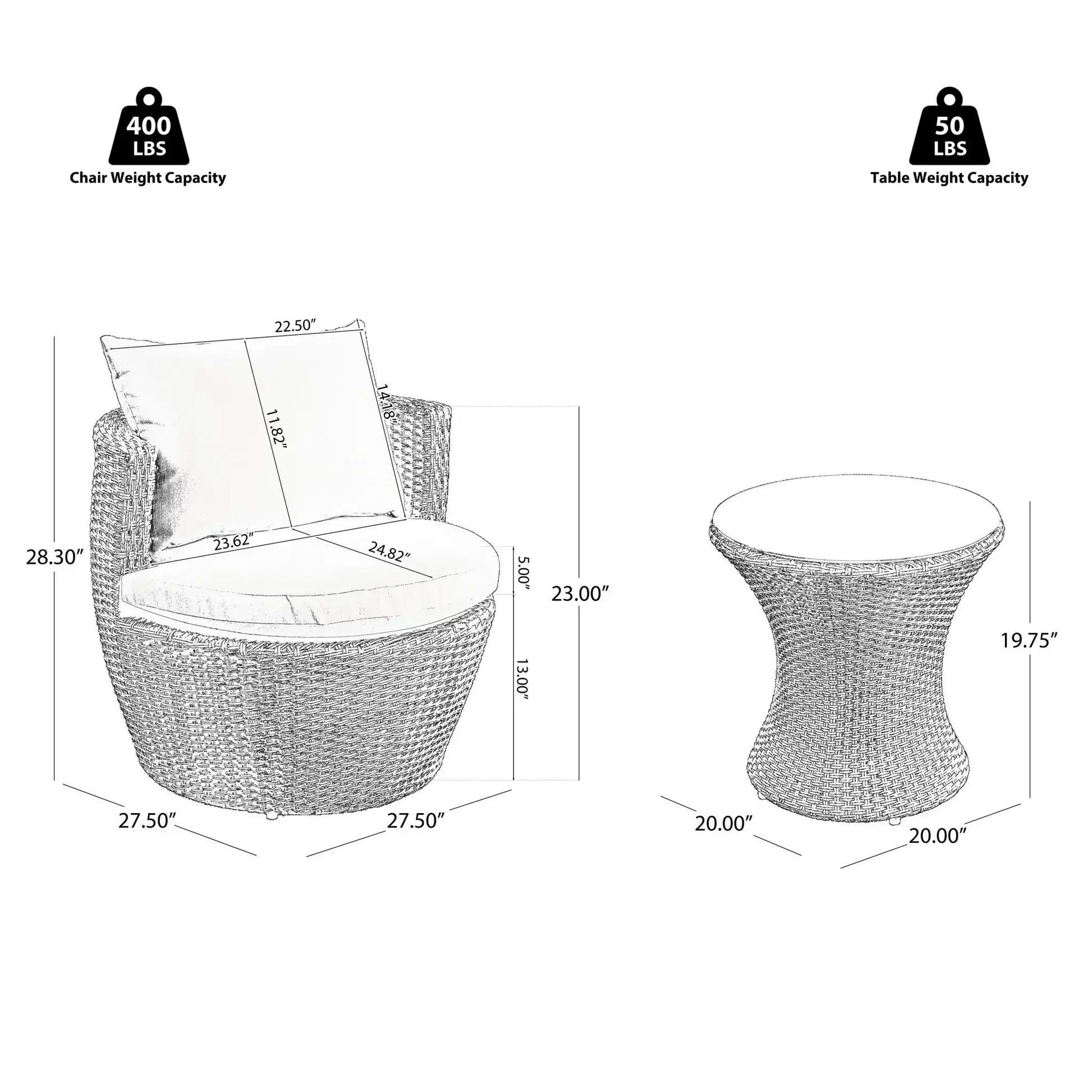 Kono - Chat Set Outdoor Furniture - Best Buy Furniture