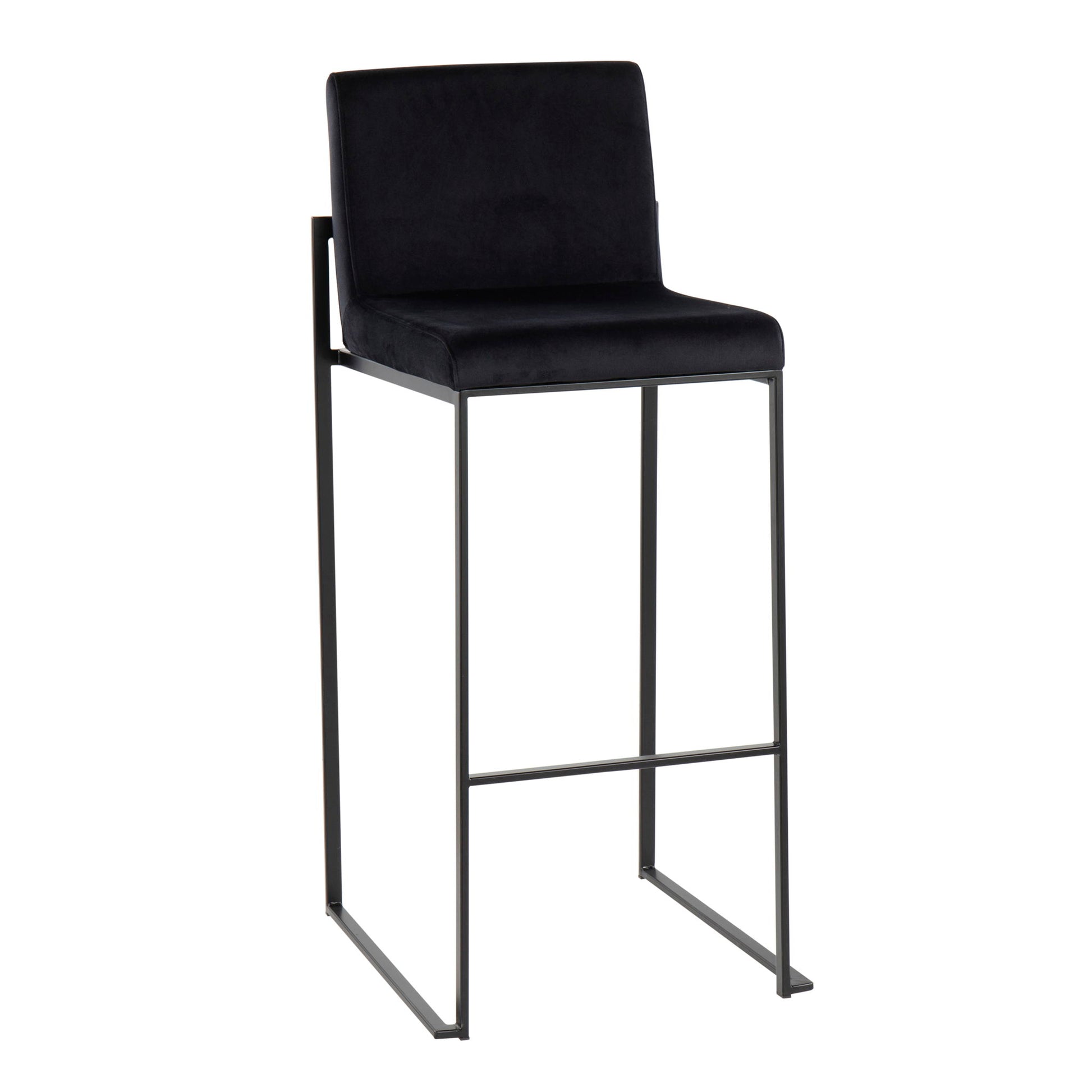 Fuji - Contemporary High Back Barstool Elegant Design - Best Buy Furniture