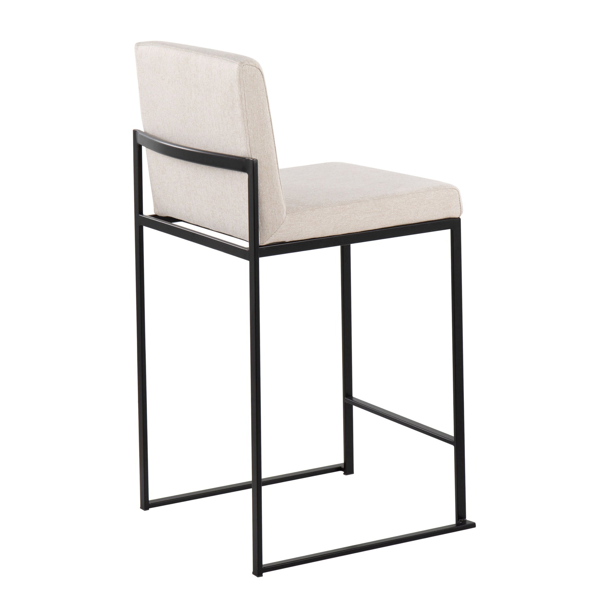 Fuji - Contemporary Modern Elegance, High Back Counter Stool - Best Buy Furniture