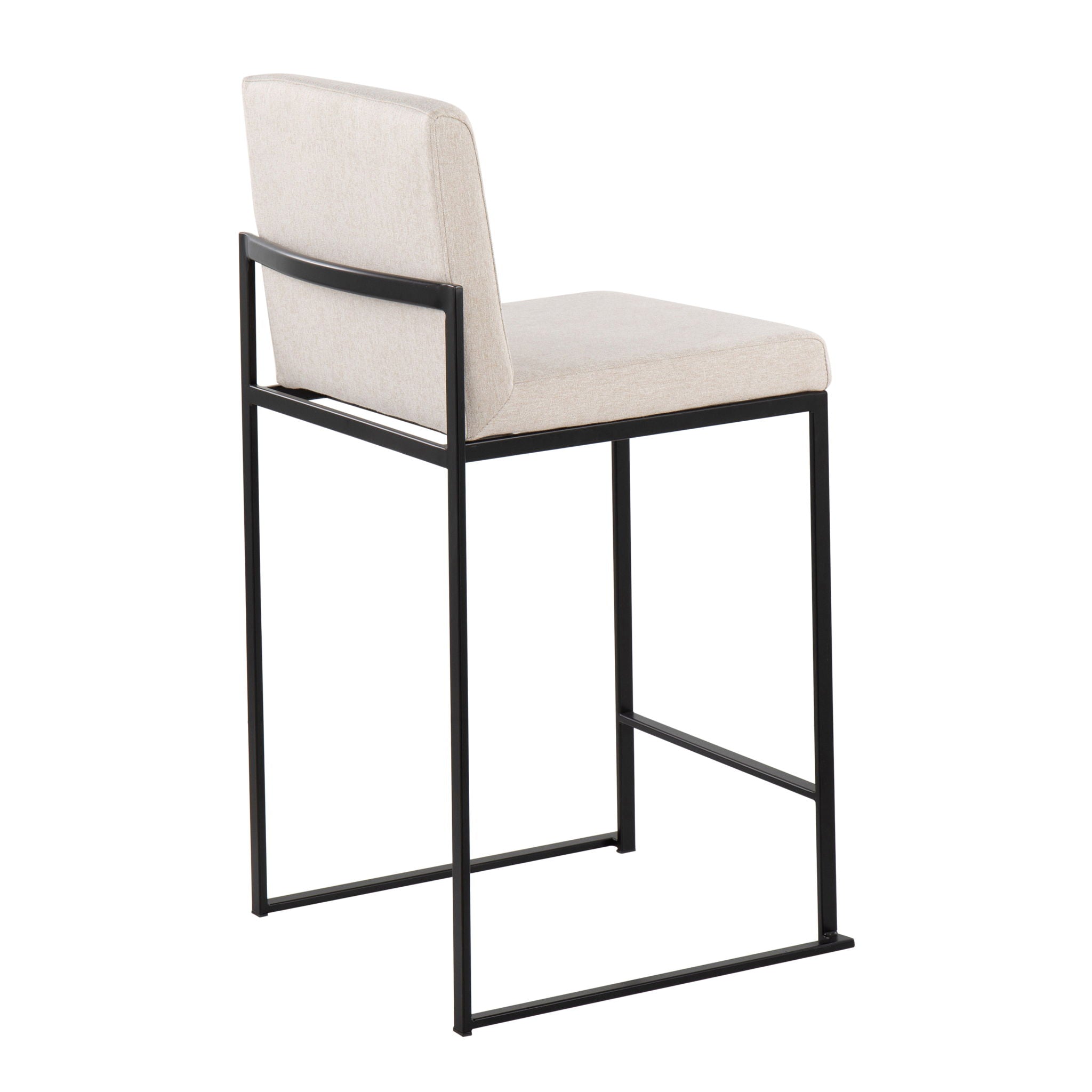 Fuji - Contemporary Modern Elegance, High Back Counter Stool - Best Buy Furniture