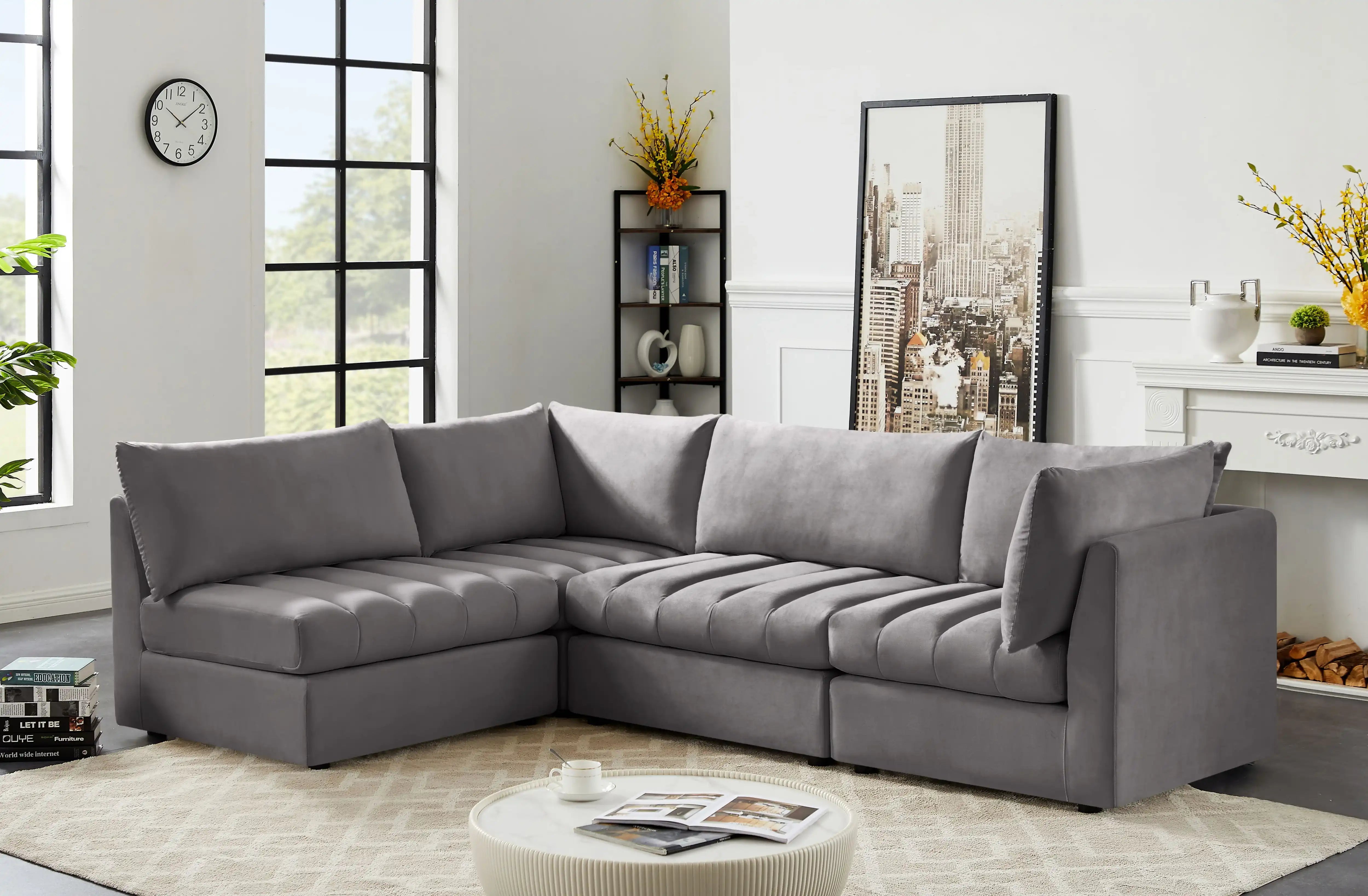 Jacob - 4 Pc. Modular Sectional - Best Buy Furniture