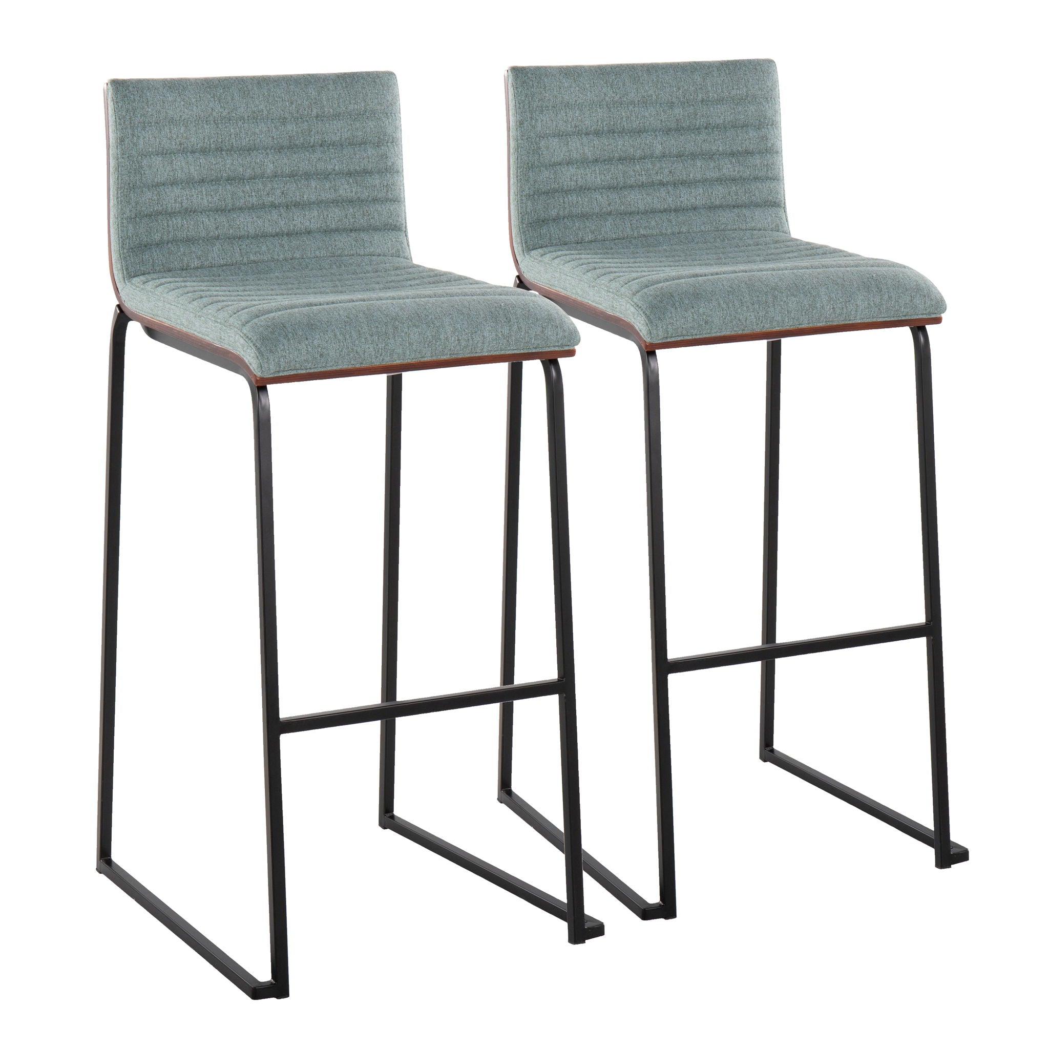 Mason Mara - Contemporary, Fixed Height Barstool (Set of 2) - Best Buy Furniture