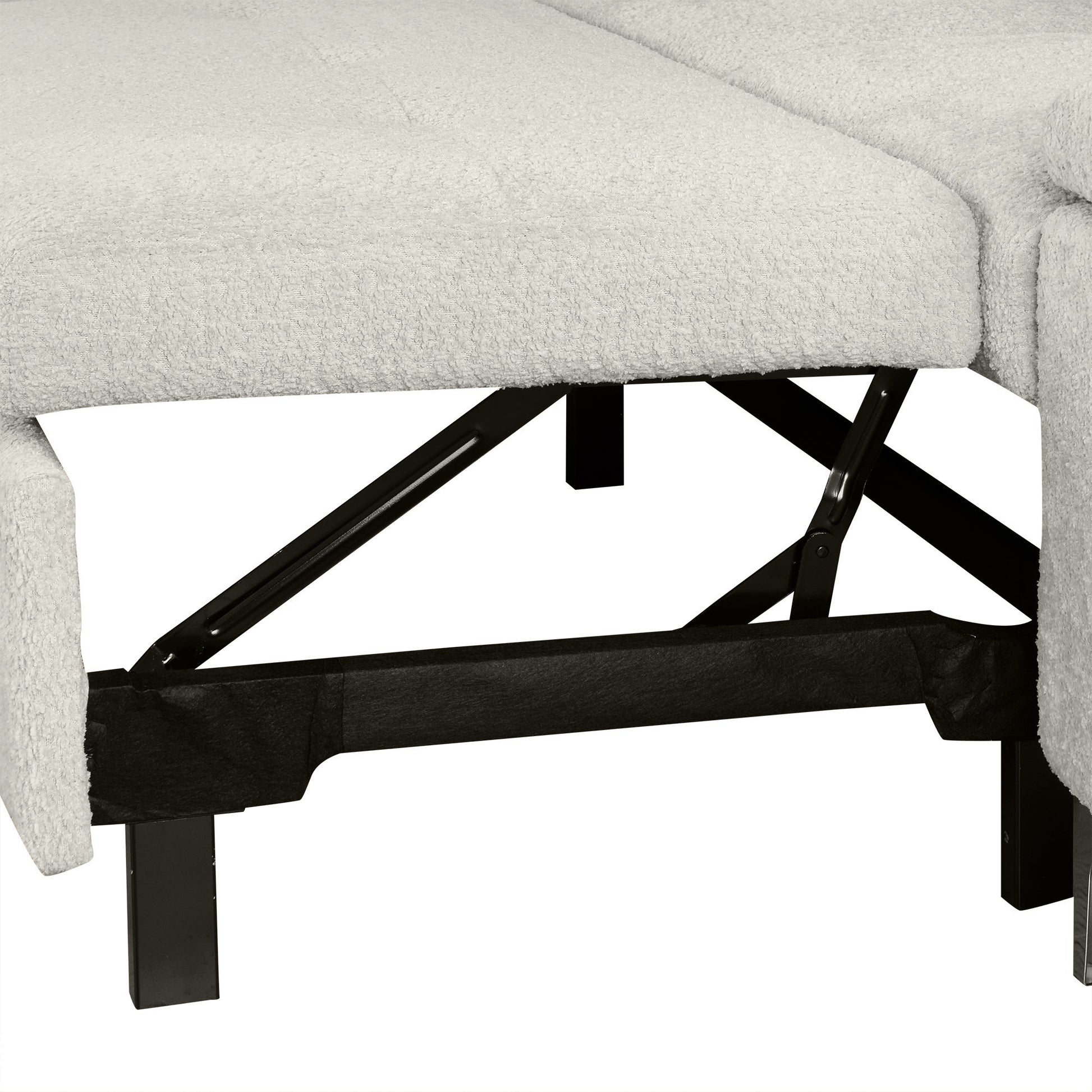 Versatile L Shaped Sofa Bed With Storage, Cup Holders, USB Ports Chenille - Best Buy Furniture