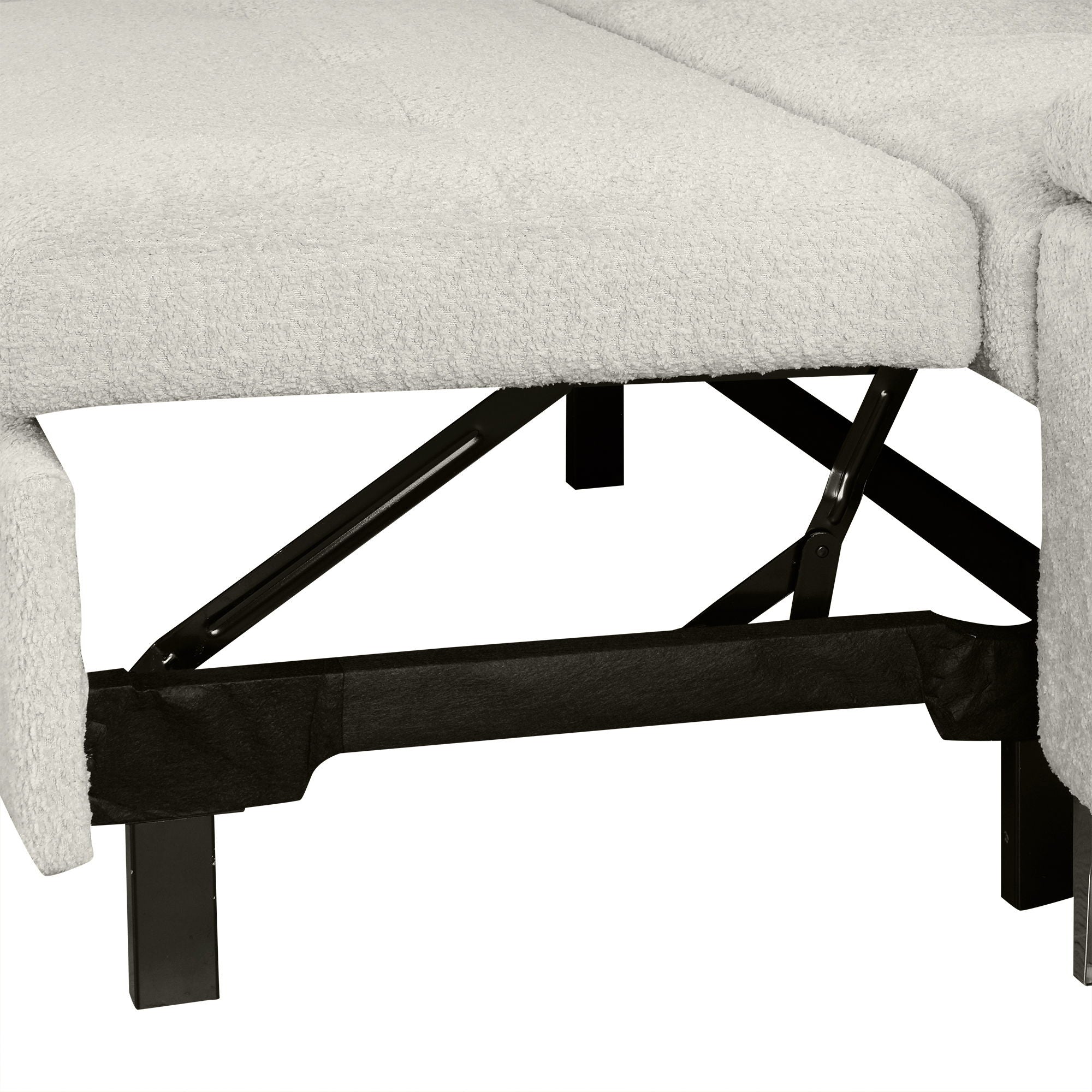 Versatile L Shaped Sofa Bed With Storage, Cup Holders, USB Ports Chenille - Best Buy Furniture