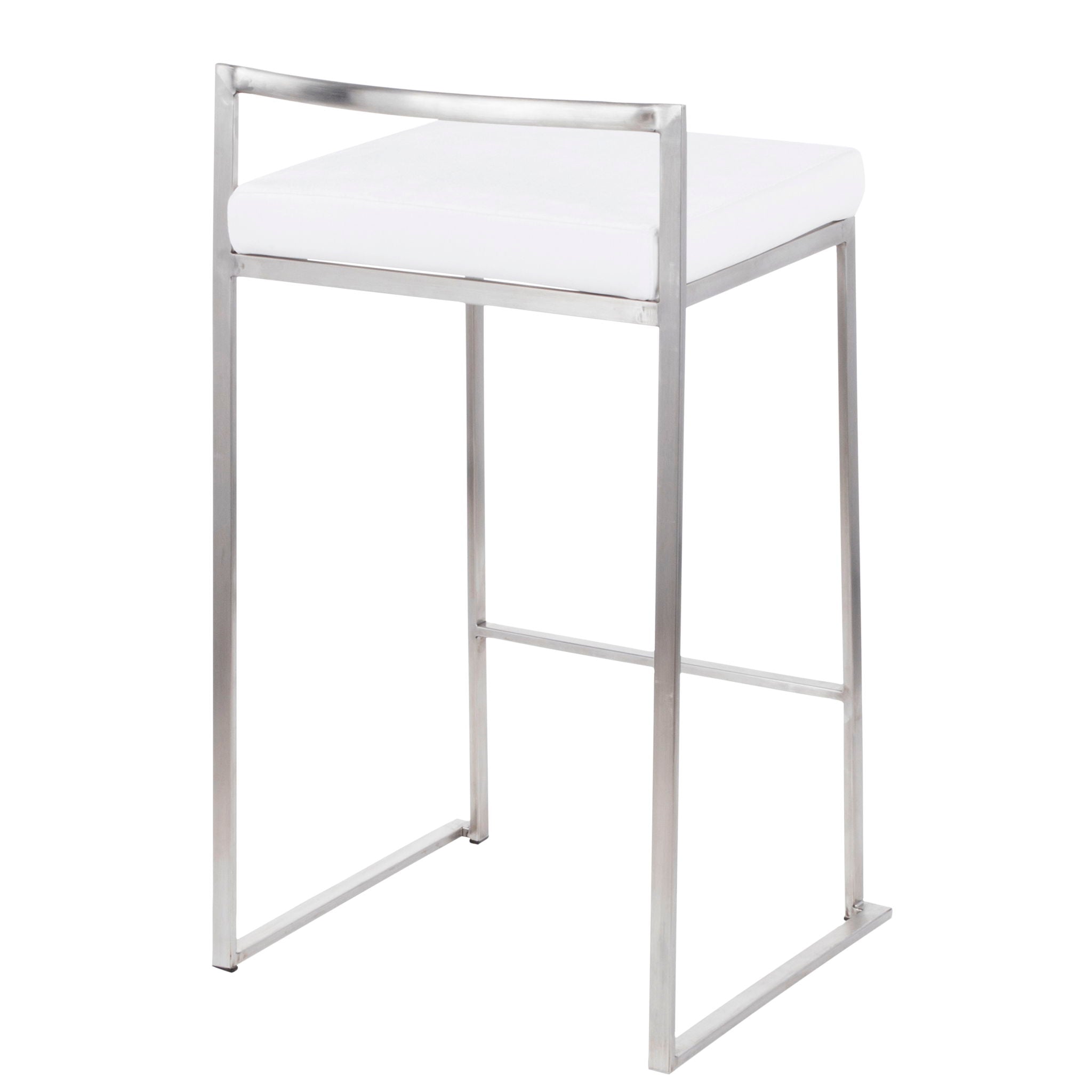 Fuji - Contemporary Elegant Stackable Counter Stool Set - Best Buy Furniture