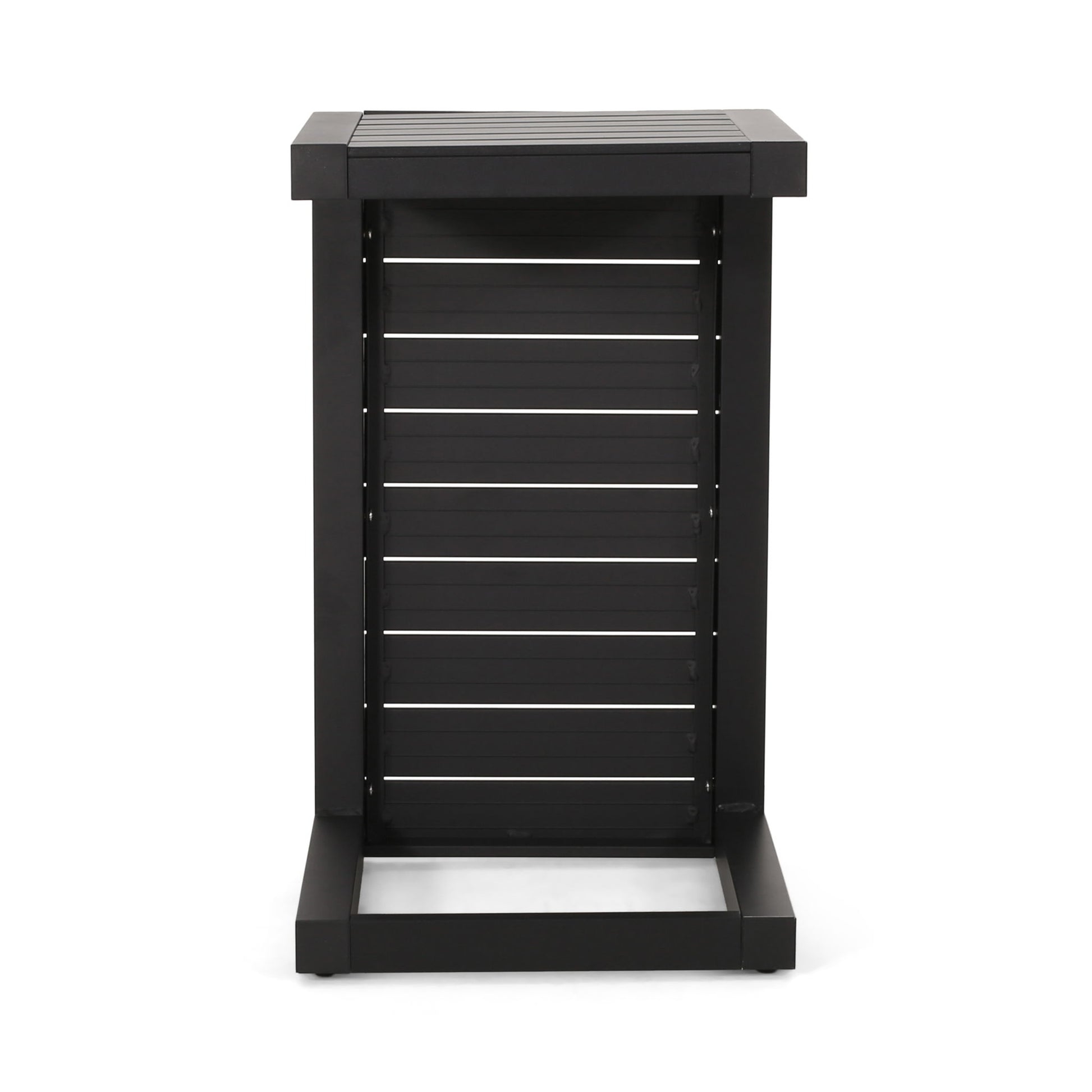 Aluminum Outdoor C - Shaped Side Table For Patio - Best Buy Furniture