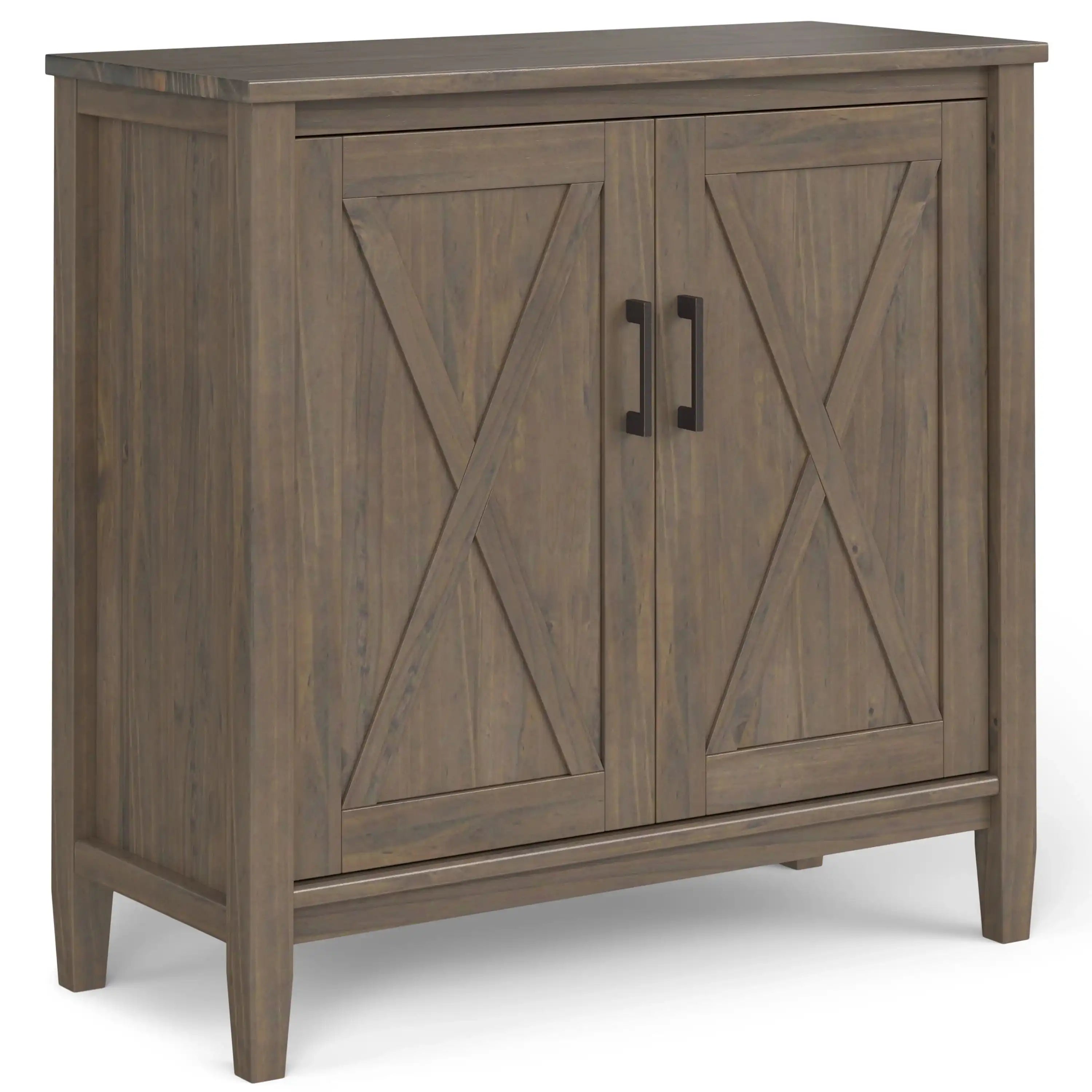 Ela - Low Storage Cabinet - Smoky Brown - Best Buy Furniture